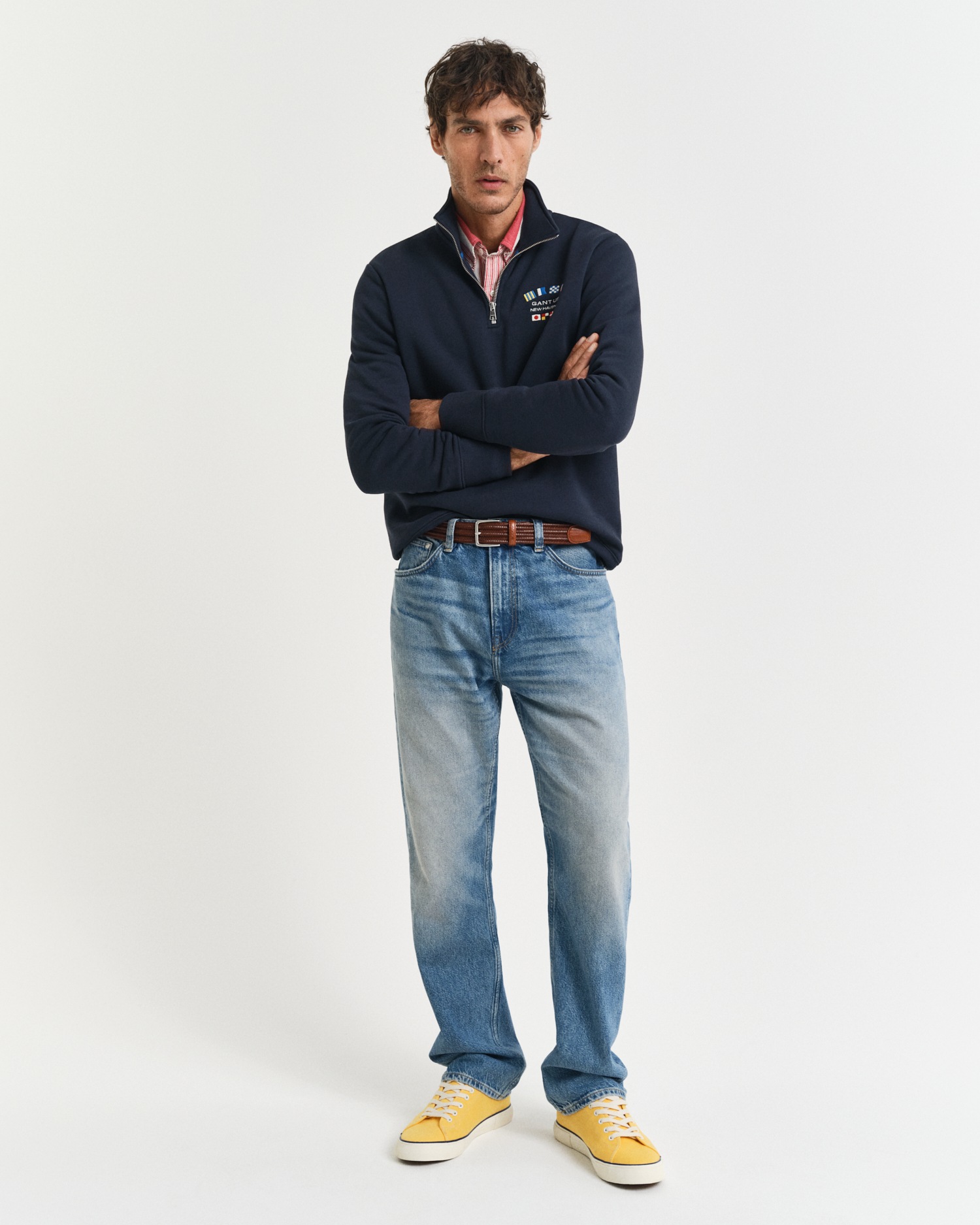 Gant Sweatshirt »GRAPHIC HALF ZIP«