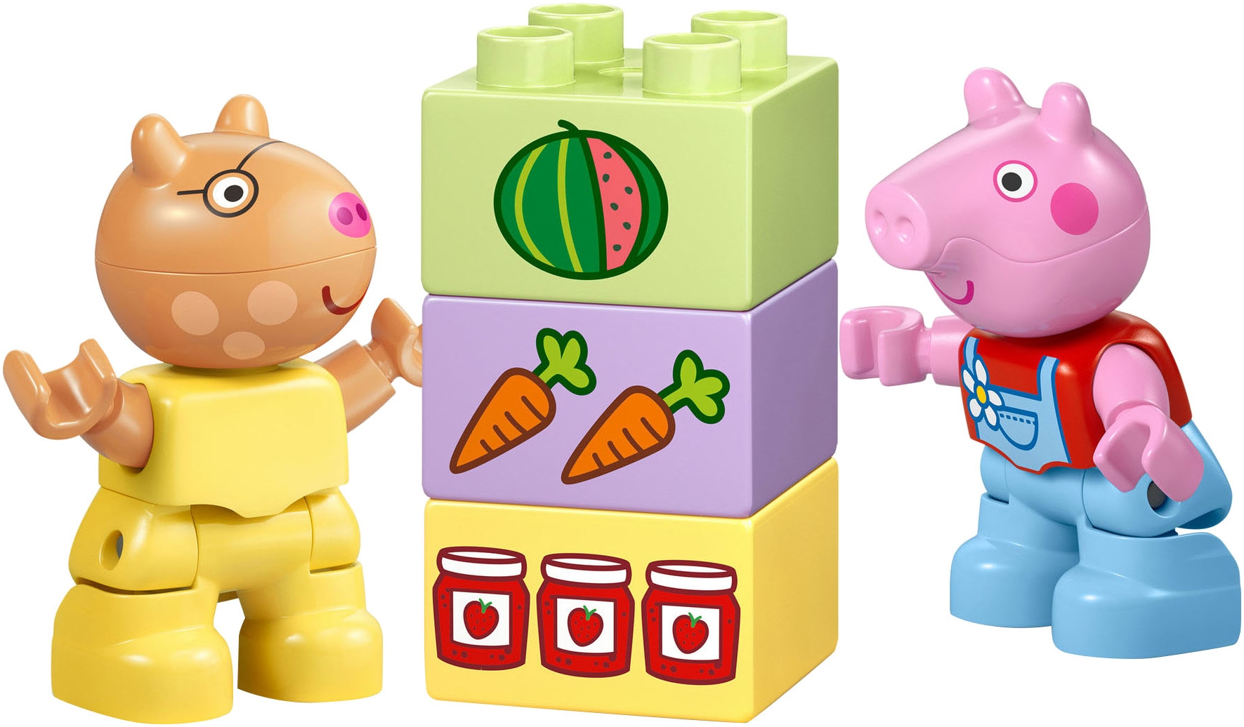 LEGO® Pions de construction »Traktor und Marktstand (10468), LEGO DUPLO Peppa Pig«