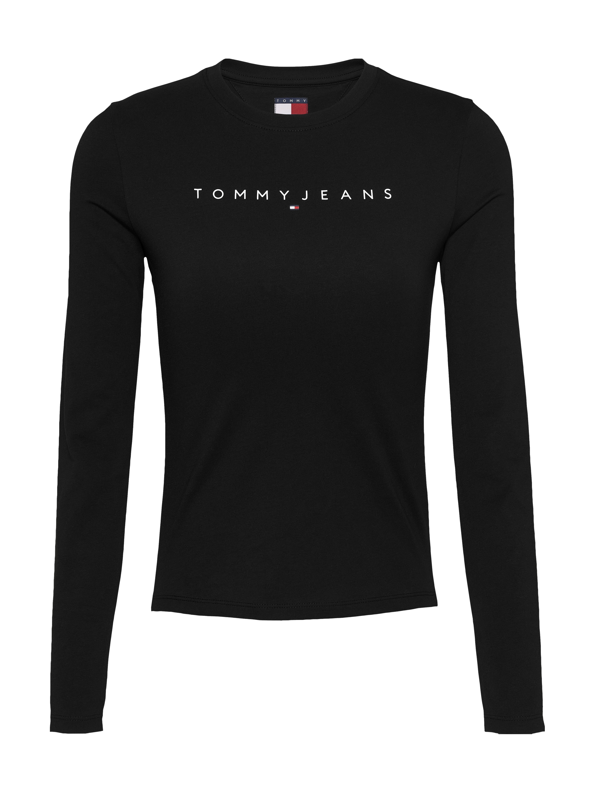 Tommy Jeans Curve Langarmshirt »TJW SLIM LINEAR TEE LS EXT«, Grosse Grössen