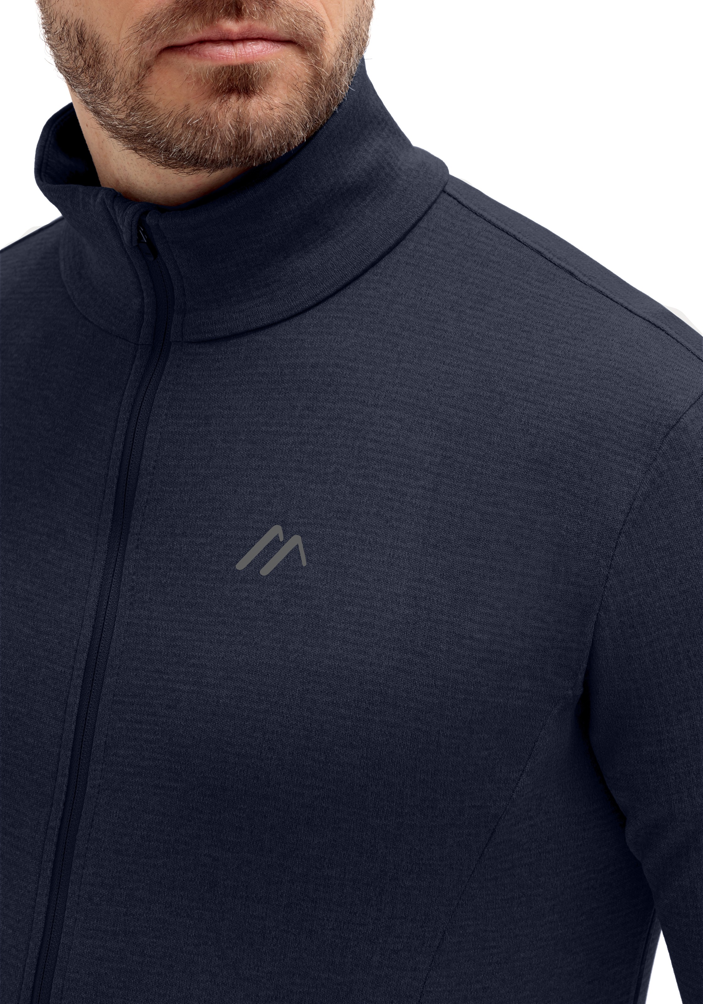 Maier Sports Fleecejacke »Sinaia M«, Herren Midlayer, atmungsaktiv und schnelltrocknend, Slim Fit