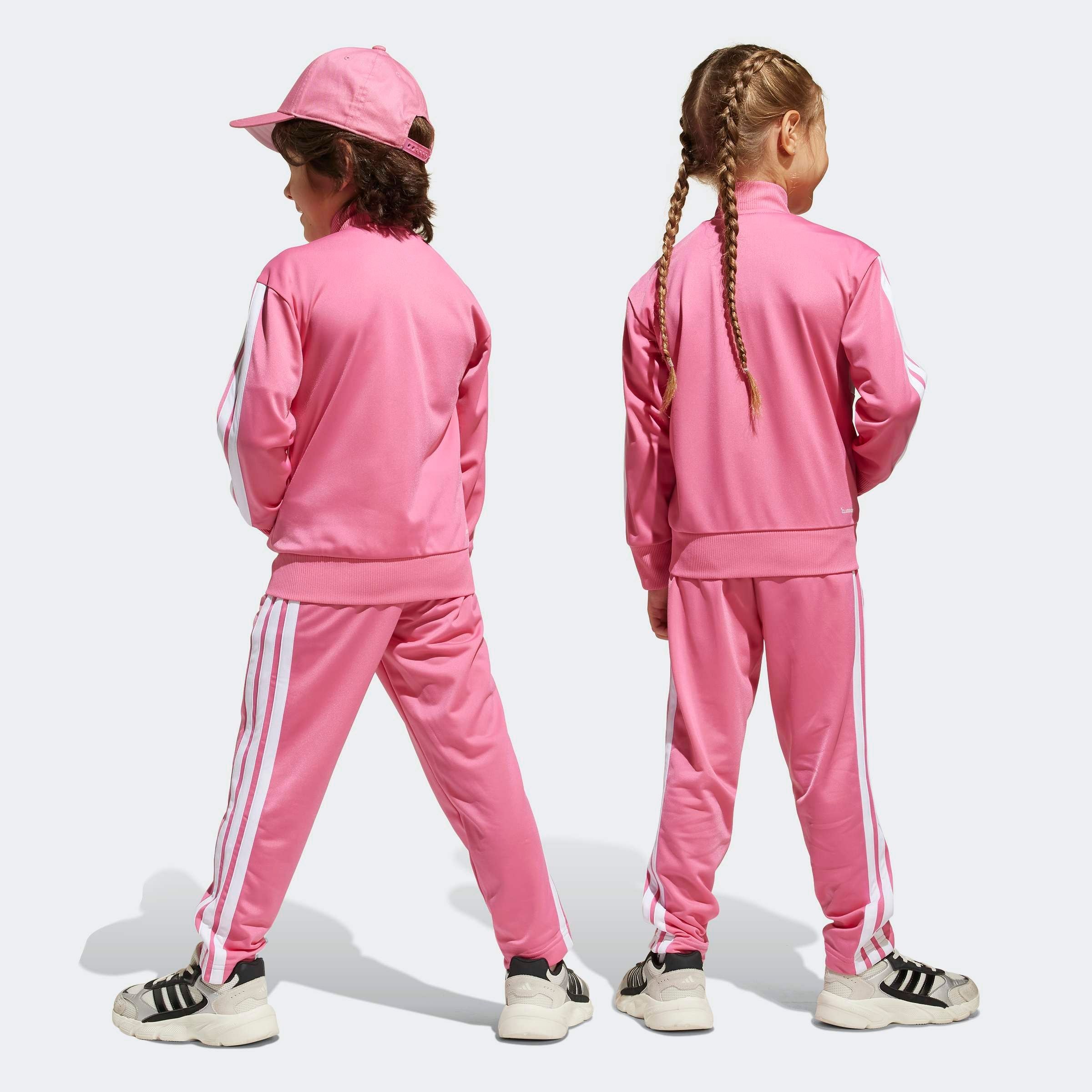 adidas Sportswear Trainingsanzug »SEASONAL ESSENTIALS TIBERIO 3-STREIFEN TRICOT KIDS« 2 Stk.