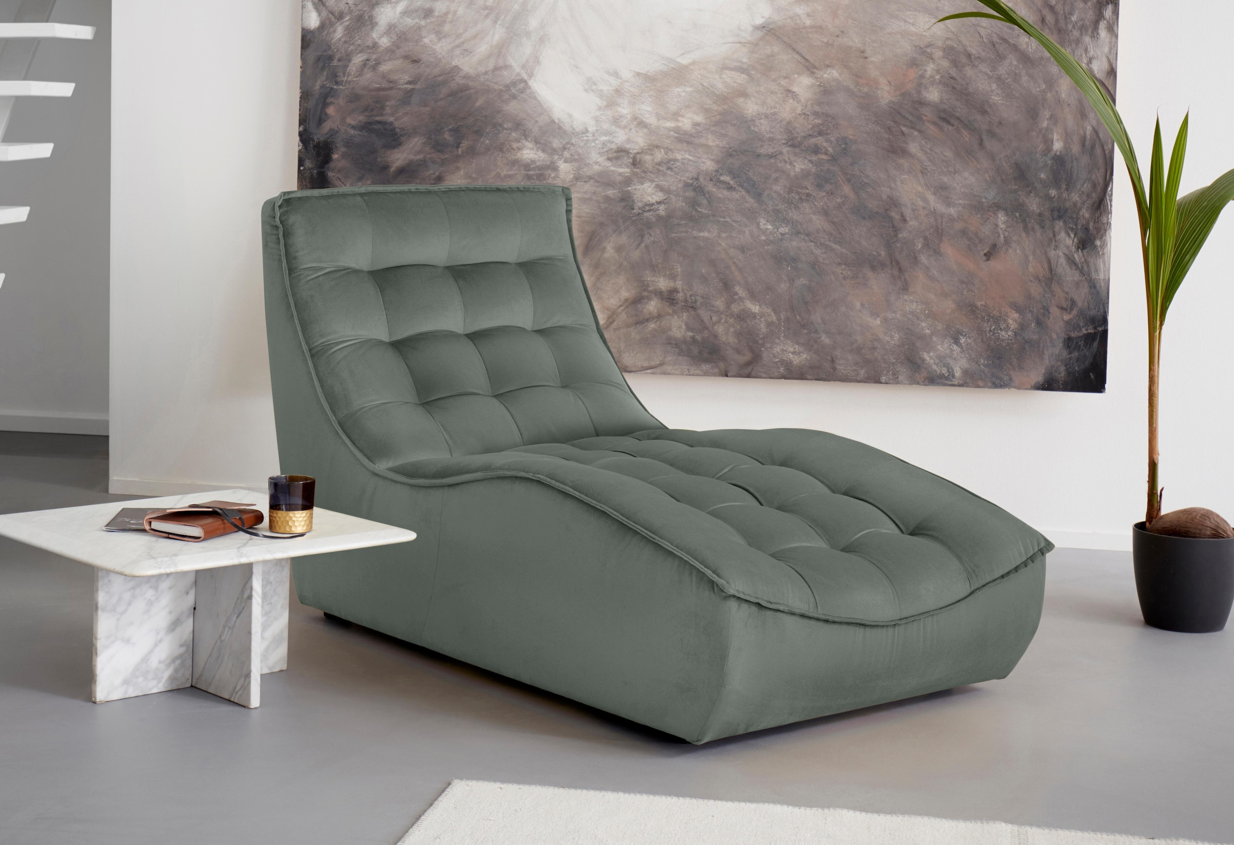 CALIA ITALIA Chaiselongue »Banjo, Designsofa, erstklassiger Sitzkomfort, als Einzelelement«, oder als Modulsofa mit den passenden Erweiterungselementen stellbar