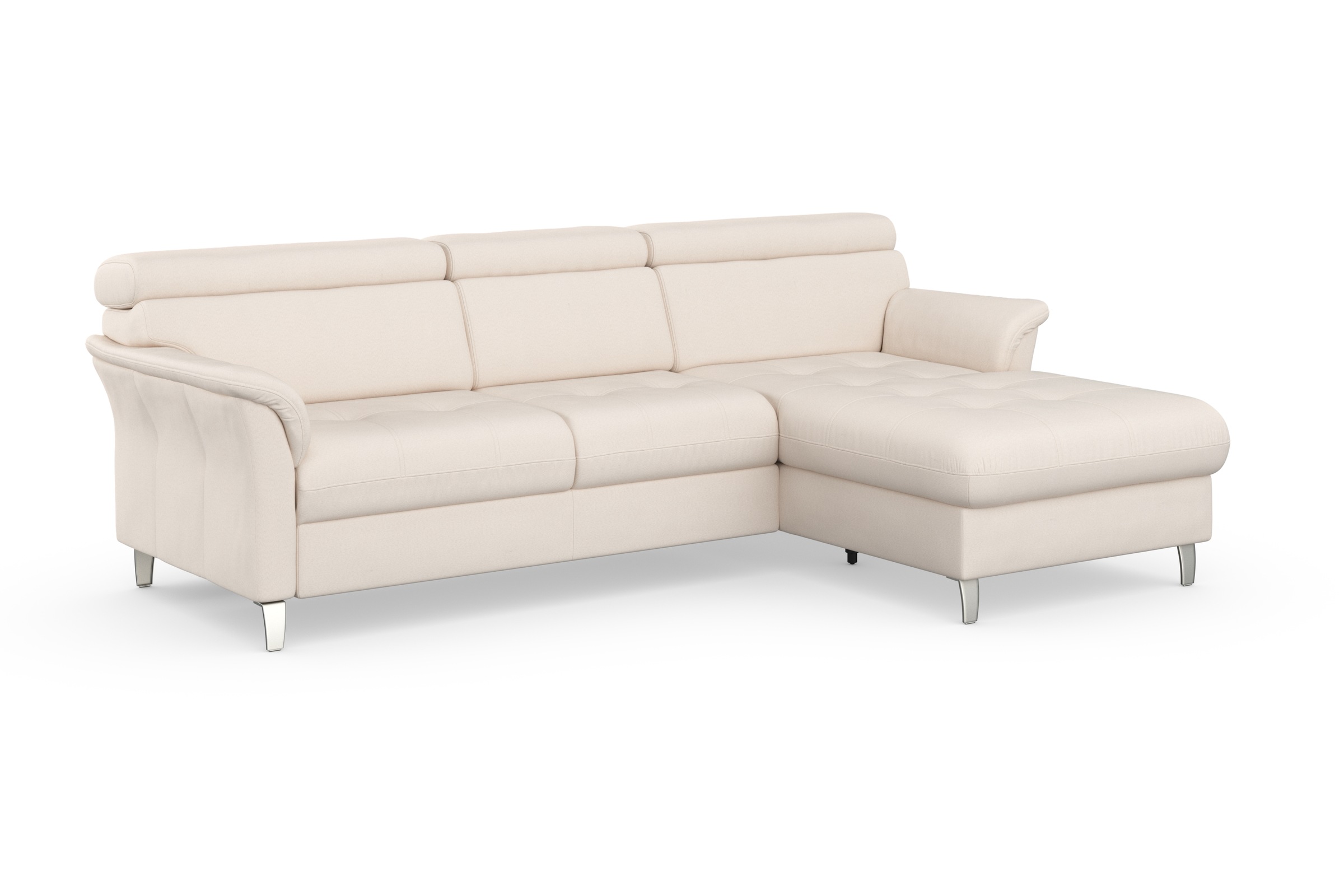 sit&more Ecksofa »Marano L-Form« inklusive Kopfteilverstellung, wahlweise mit Bettfunktion, Bettkasten