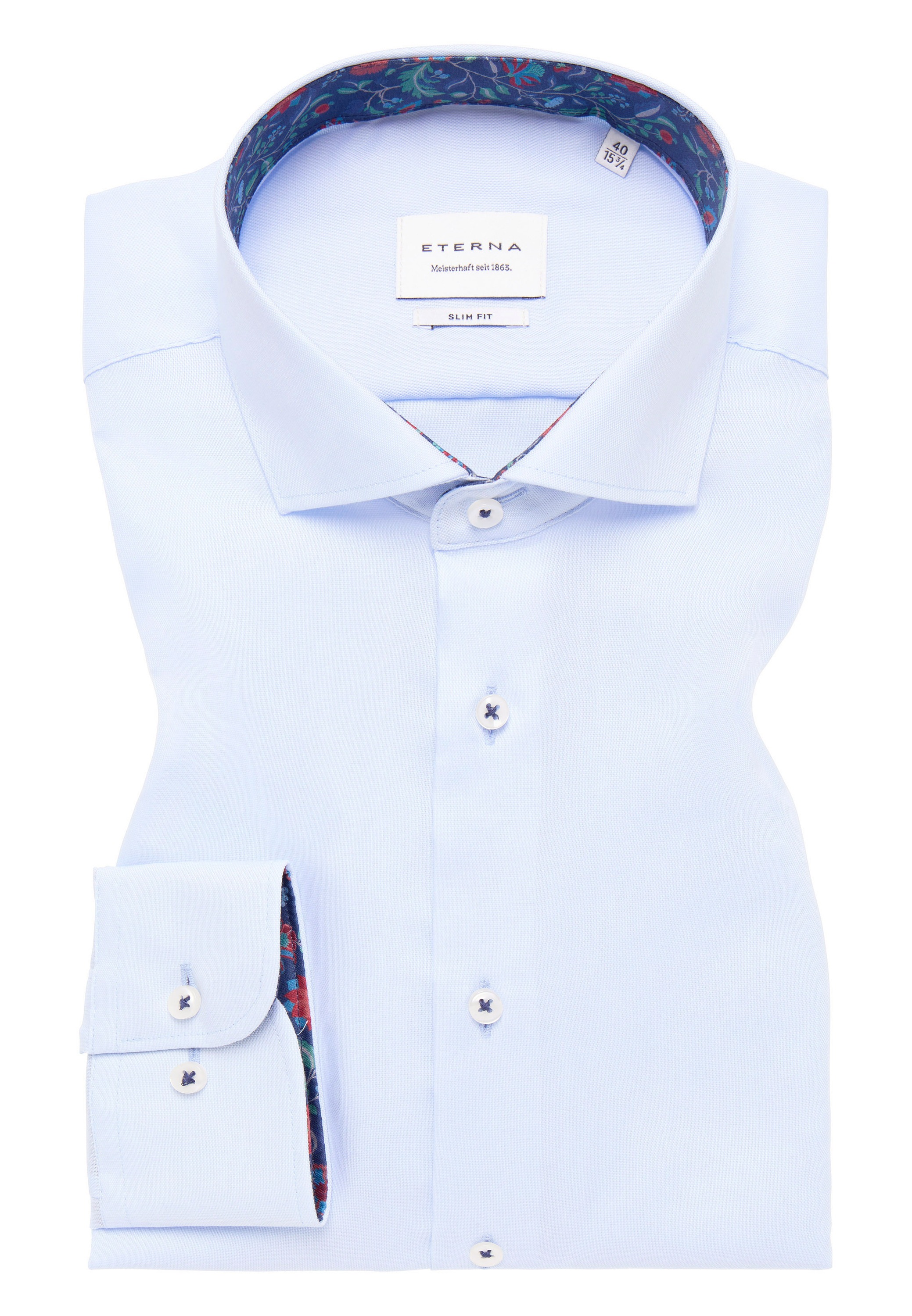 Eterna Langarmhemd »SLIM FIT« NON IRON (bügelfrei)