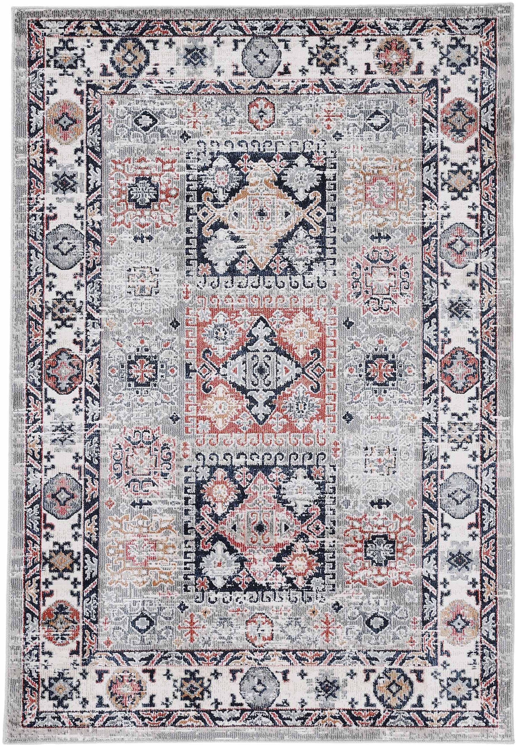 Image of carpetfine Teppich "Vintage Kazach" rechteckig 6 mm Höhe Orient Vintage Look, Wohnzimmer