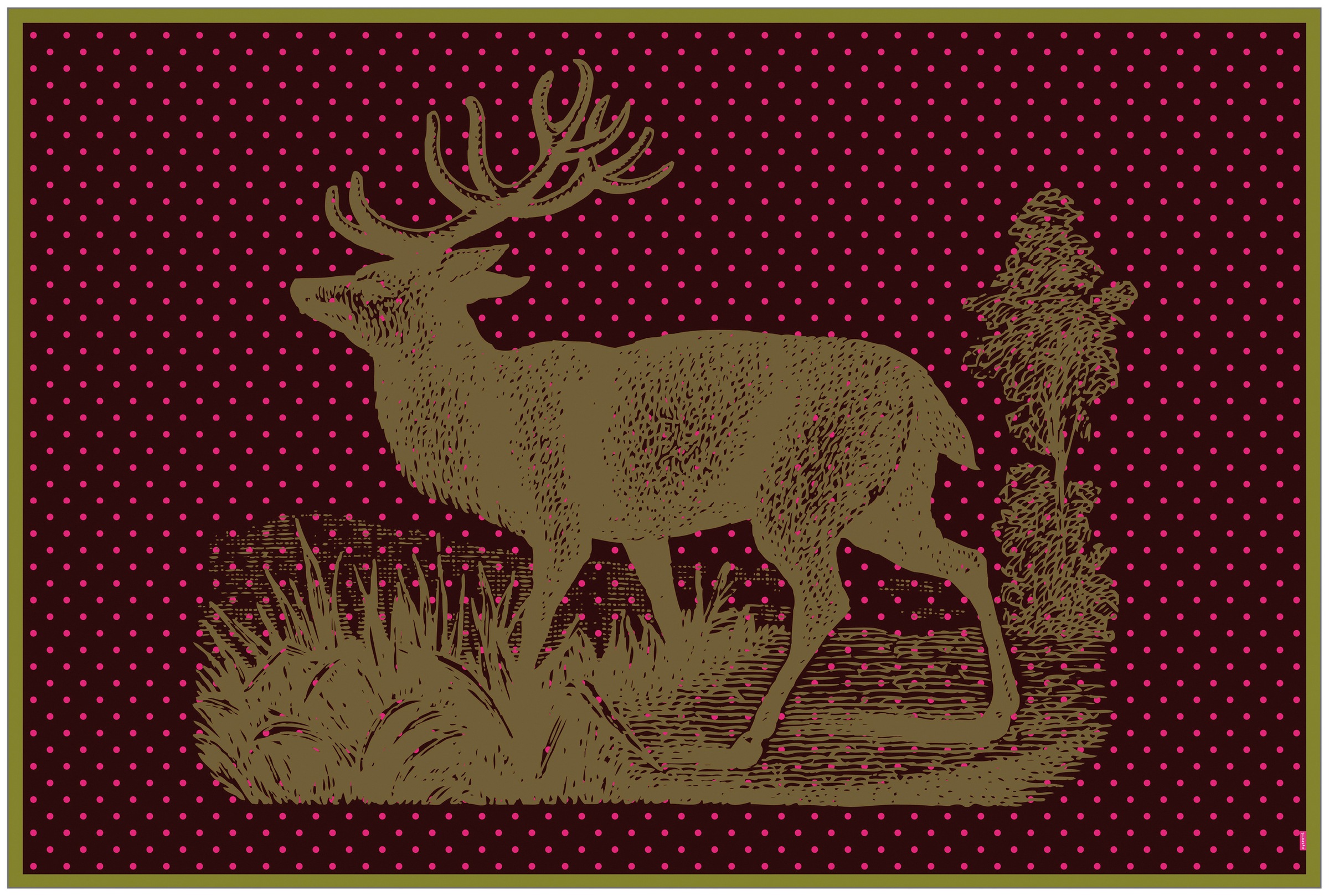 Image of MySpotti Vinylteppich »Buddy Maggie«, rechteckig, 0,5 mm Höhe, statisch haftend bei Ackermann Versand Schweiz