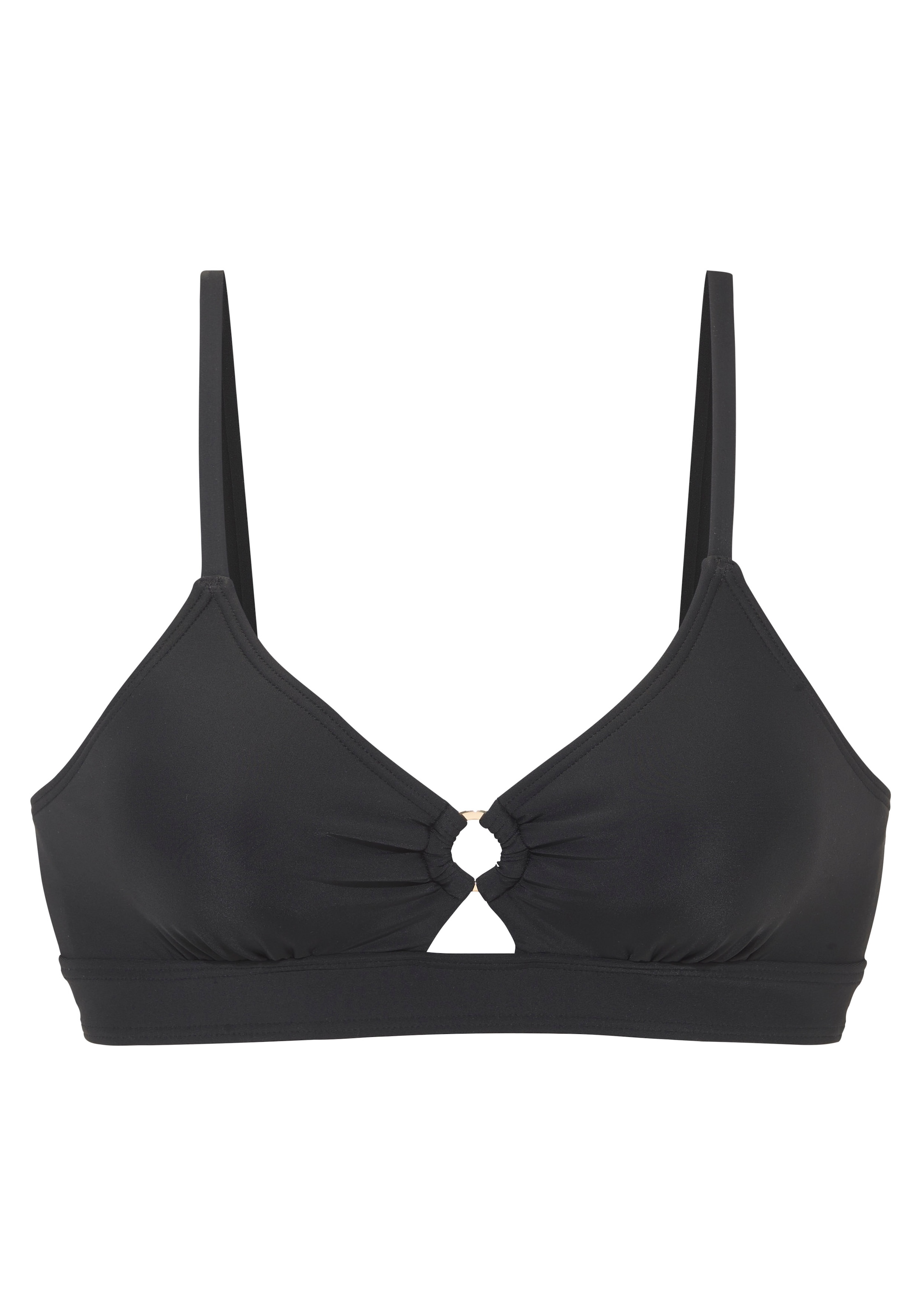 LASCANA Top bikini triangle »Lolo« mit Zierring zwischen den Cups