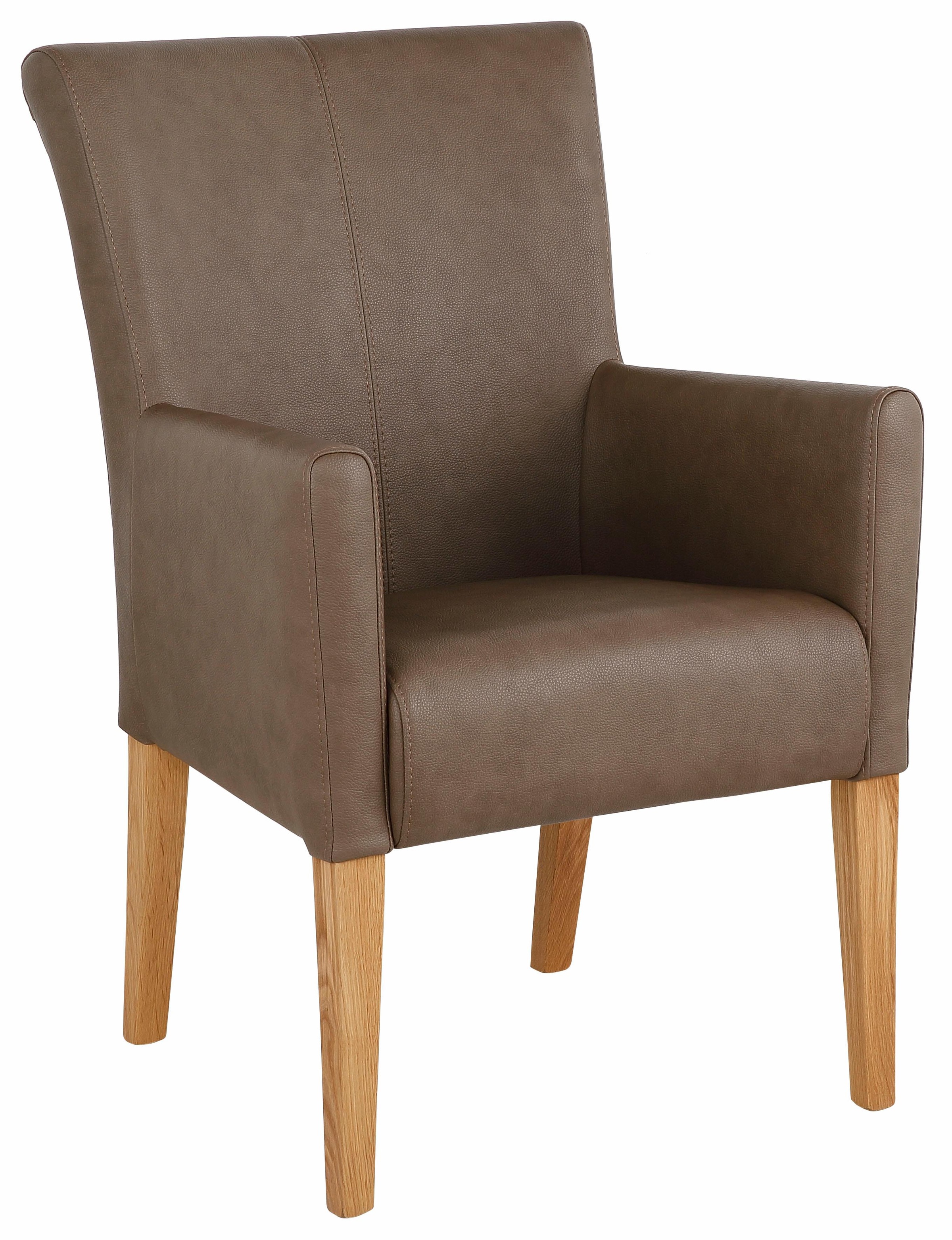 Image of Home affaire Armlehnstuhl »King«, Softstruktur, Esszimmerstuhl mit Knopfheftung bei Ackermann Versand Schweiz