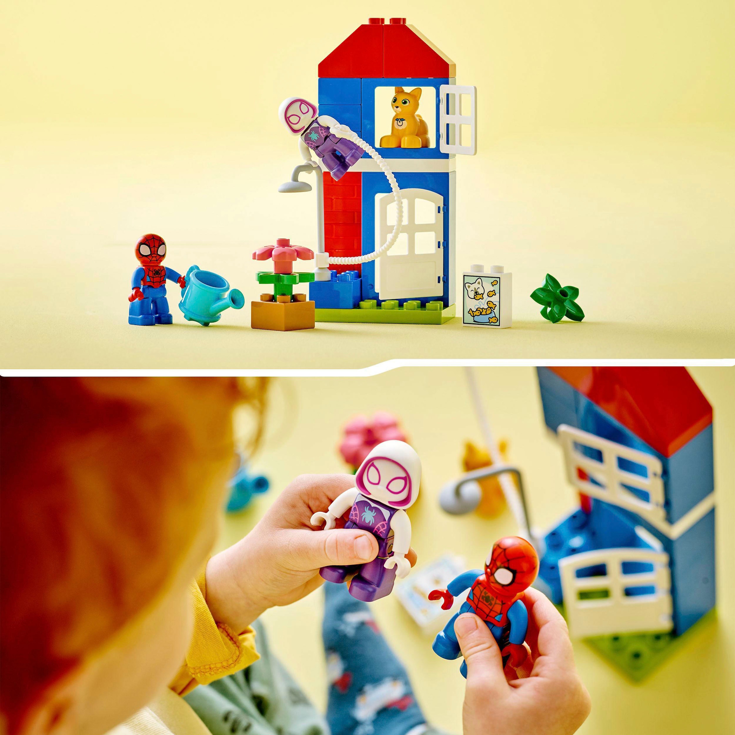 LEGO® Konstruktionsspielsteine »Spider-Mans Haus (10995), LEGO® DUPLO Marvel«, (25 St.), Made in Europe