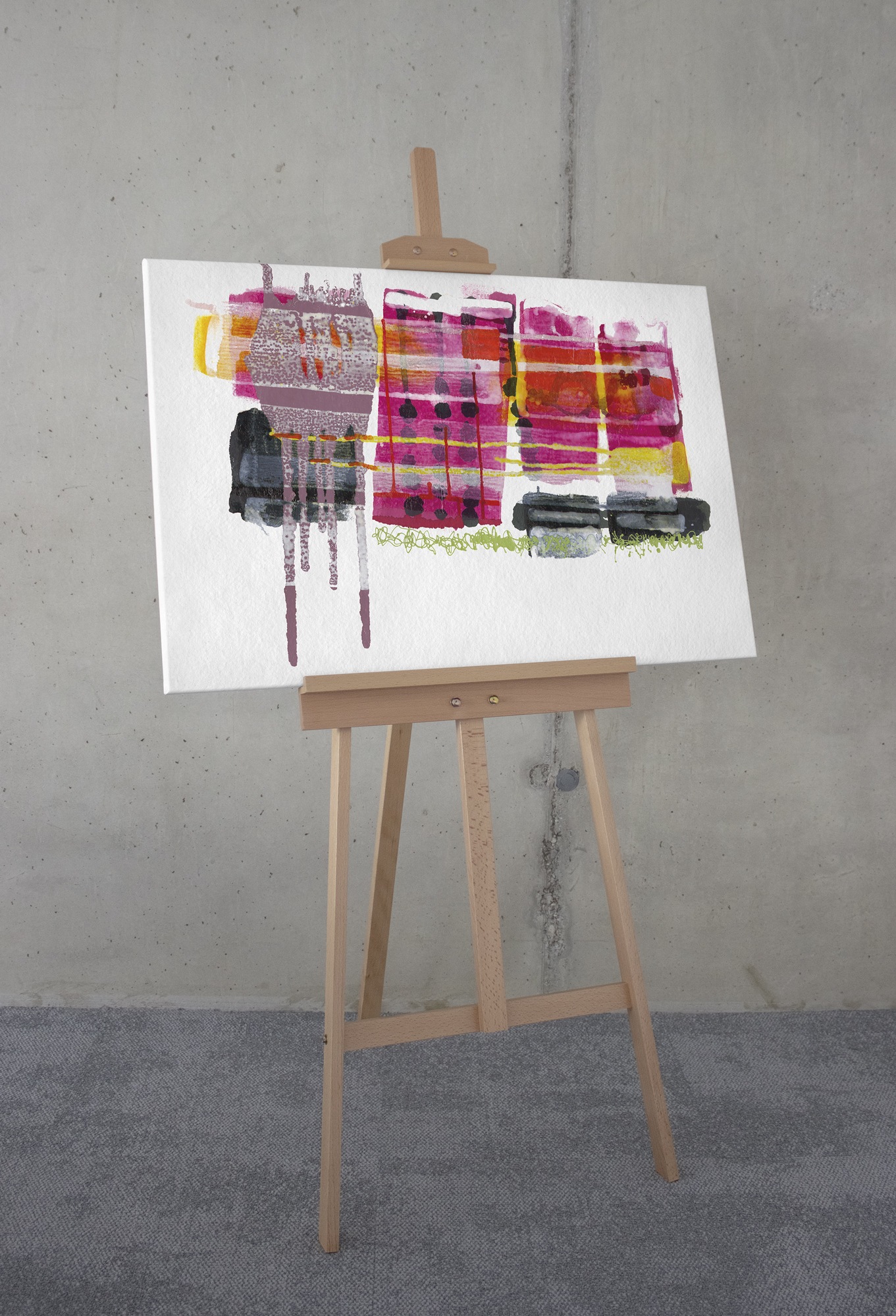 Komar Leinwandbild »Ruby Pink - Grösse 60 x 90 cm«, Natur, (1 St.), Keilrahmenbild mi Echtholzrahmen