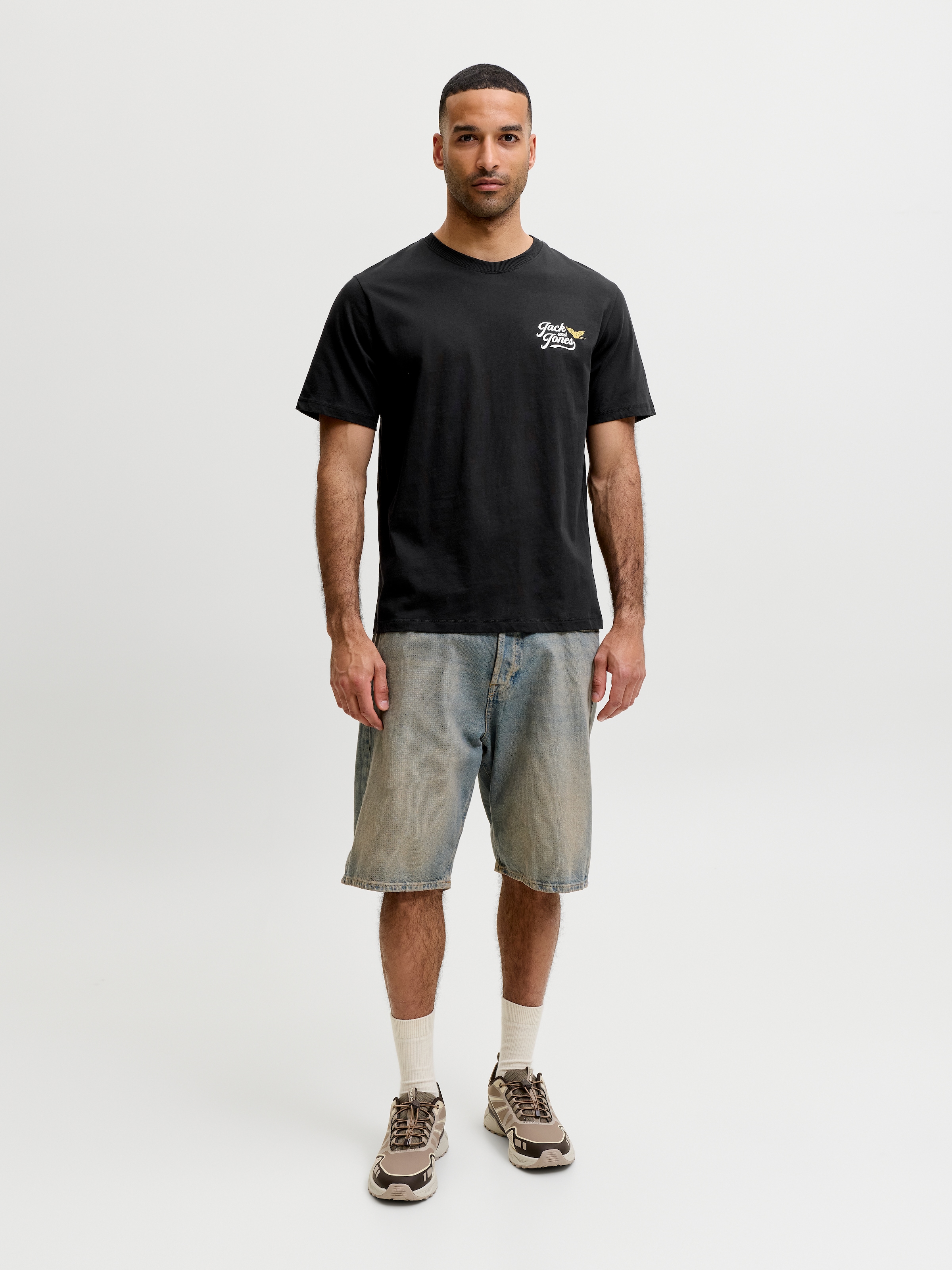 Jack & Jones T-shirt »JJLEGEND TEE SS CREW NECK« Baumwolle, locker geschnitten