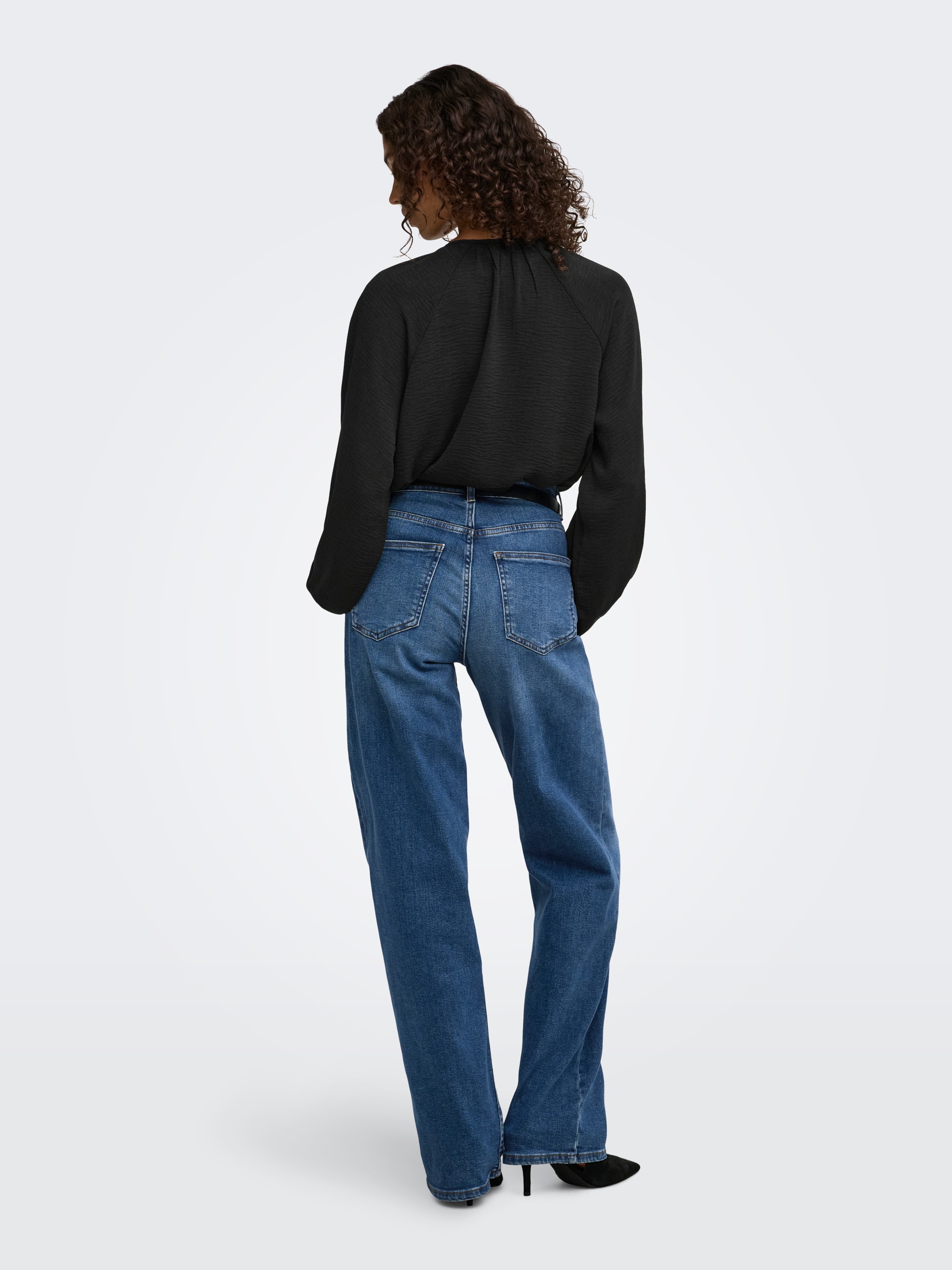 JDY Blouse à manches longues »JDYDIVYA LIFE L/S O-NECK SHIRT WVN« Polyester