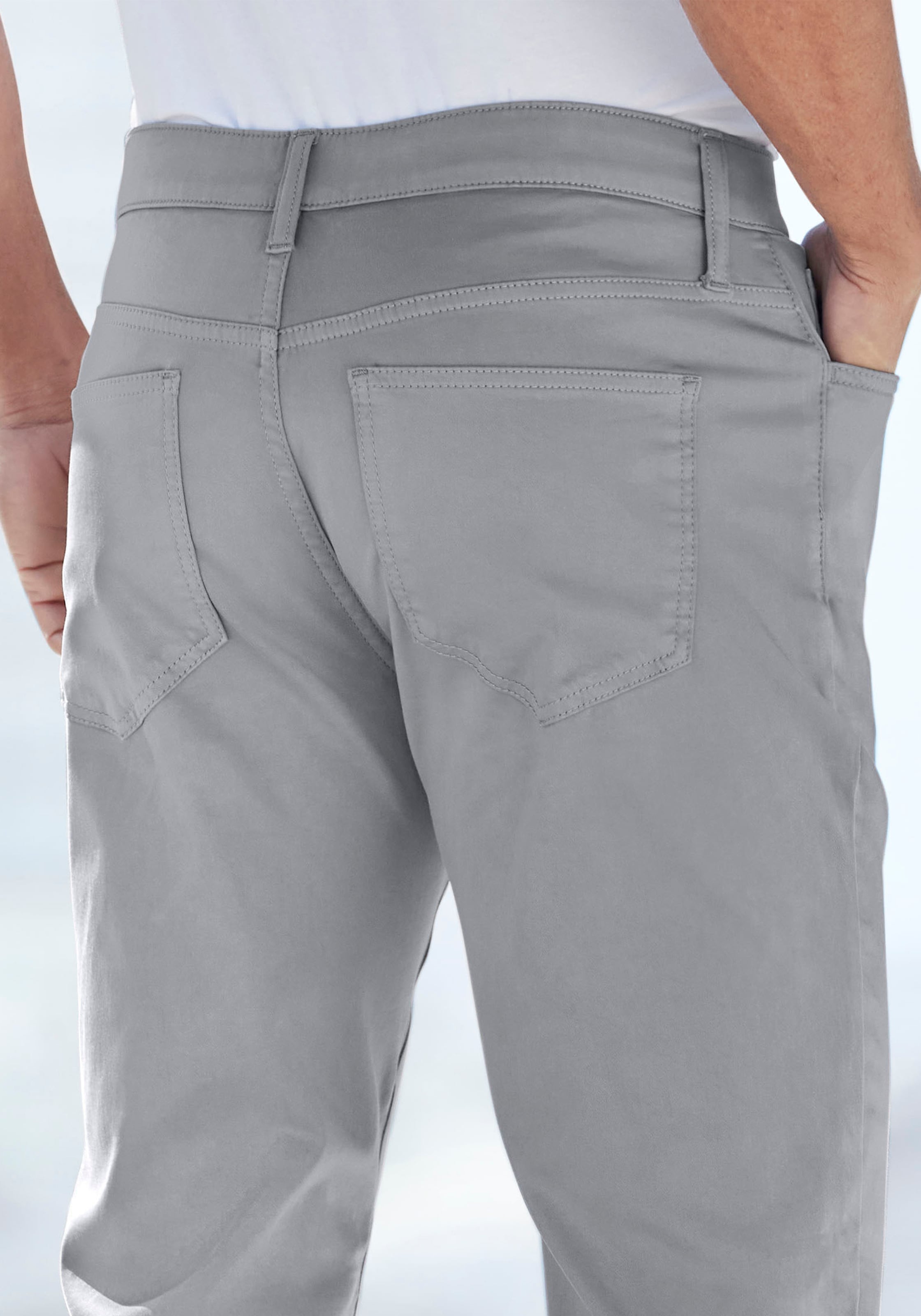 John Devin Chinohose »regular-fit, 5-Pocket-Hose«, aus elastischer Baumwoll-Qualität