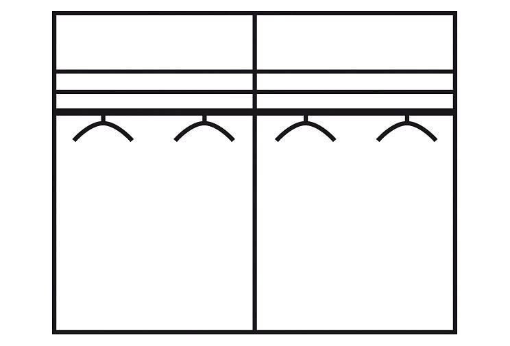 WIEMANN Schwebetürenschrank »Westside«