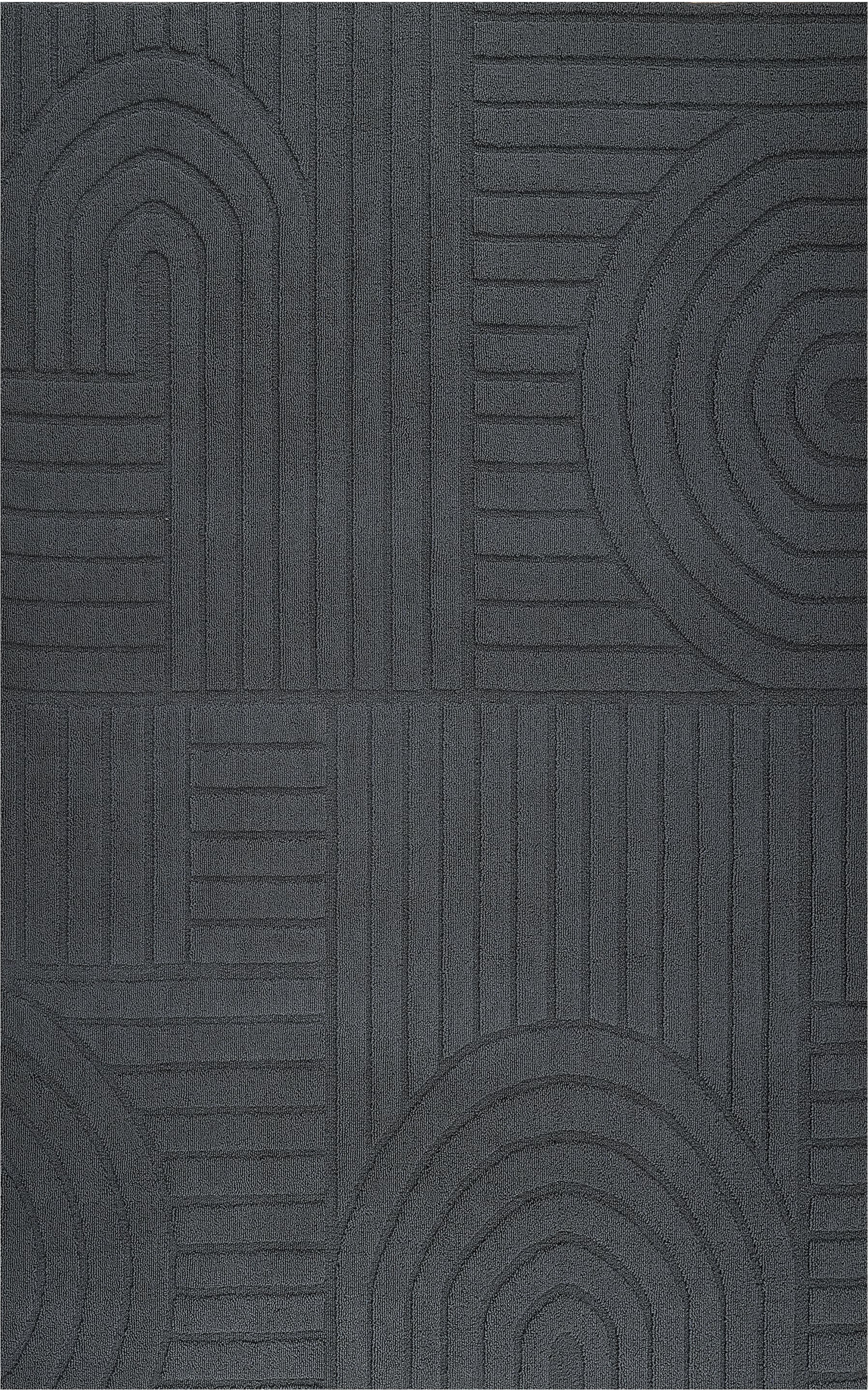 GOODproduct Tapis »Neele, Boho-Design, Hoch-Tief, waschbar« Rectangulaire 12 mm Höhe 3D Optik, Skandinavisch, Designteppich, Wohnzimmer, Schlafzimmer