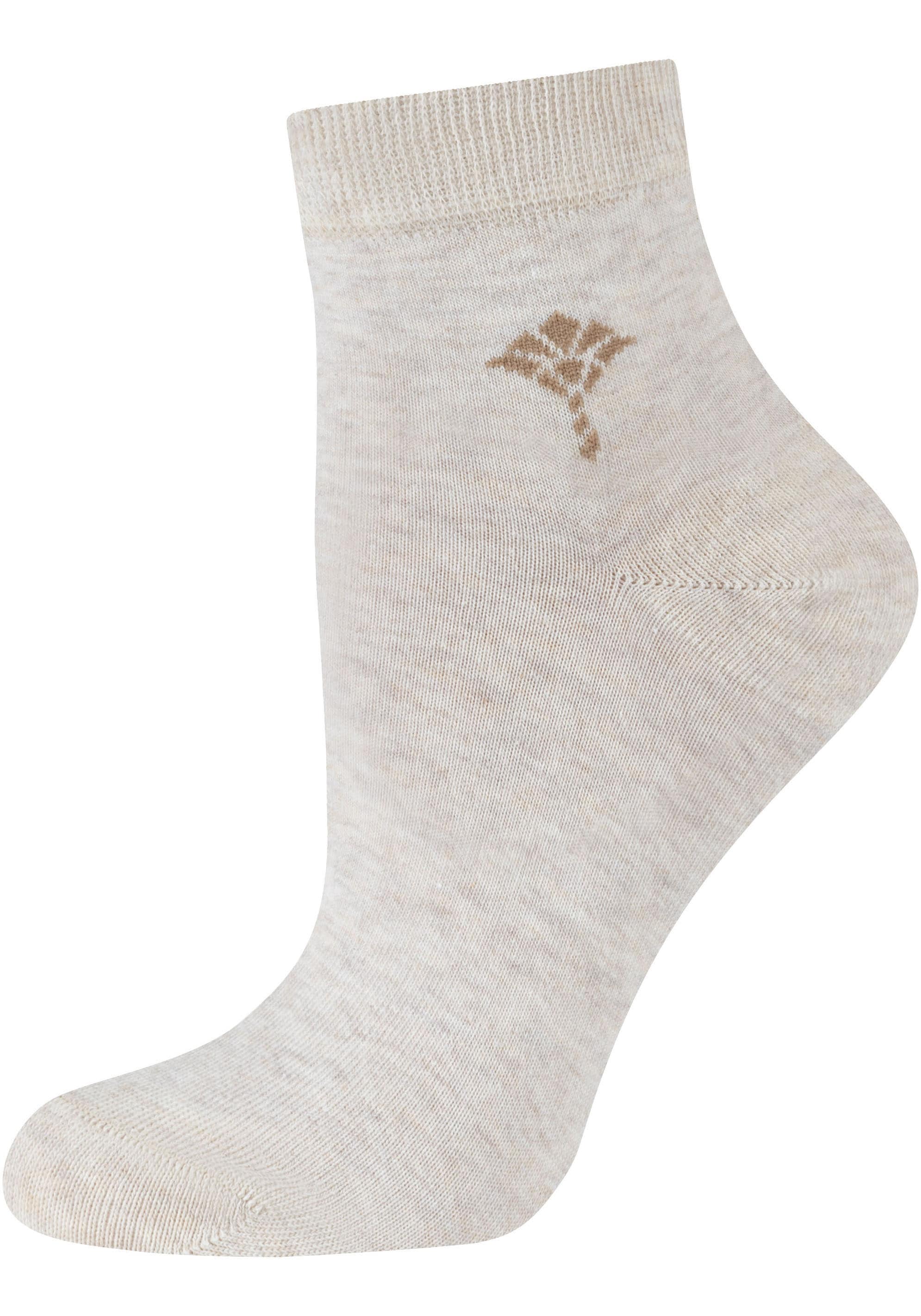 JOOP! Chaussettes courtes »for your daily glam« 4 cuis tlg. mit weichem Fussbett