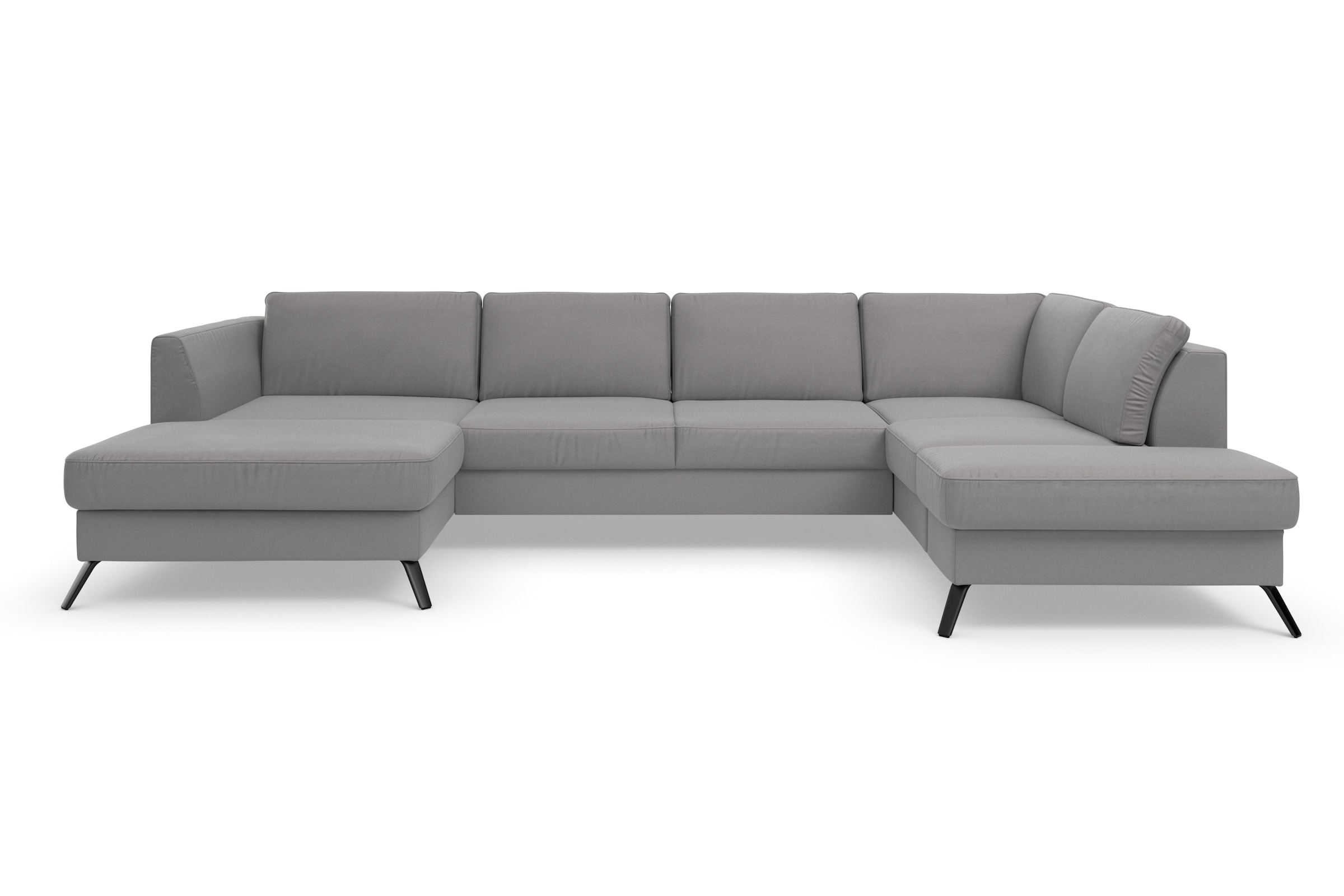 sit&more Paysage de salon »Olsen U-Form« comprend réglage de la profondeur d'assise, fonction couchage optionnelle, hauteur de 15 cm