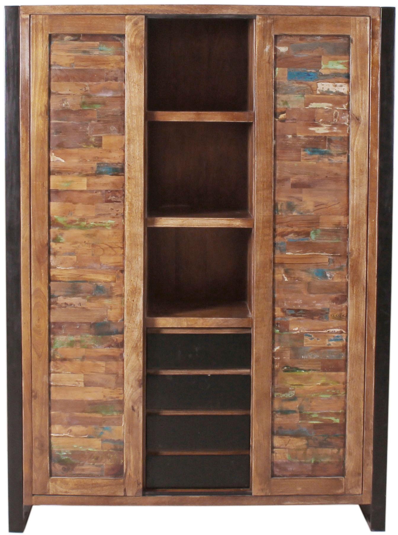 Image of SIT Stauraumschrank »Mox«, farbiges Recyclingholz mit Eisen bei Ackermann Versand Schweiz