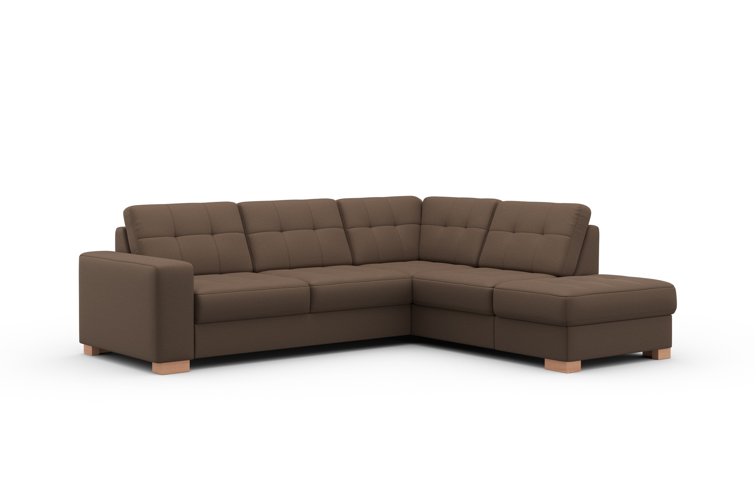 sit&more Ecksofa »Quincy L-Form« wahlweise mit Bettfunktion und Bettkasten
