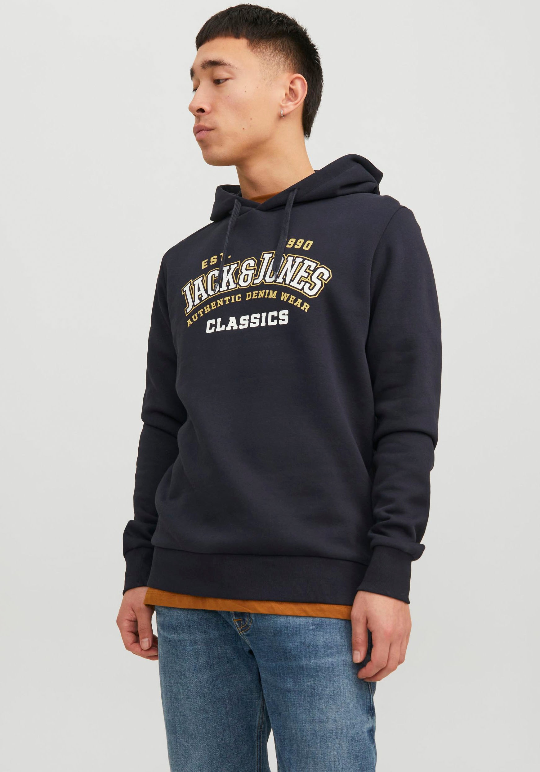 Kapuzensweatshirt »JJELOGO SWEAT HOOD 2 COL 23/24 NOOS«