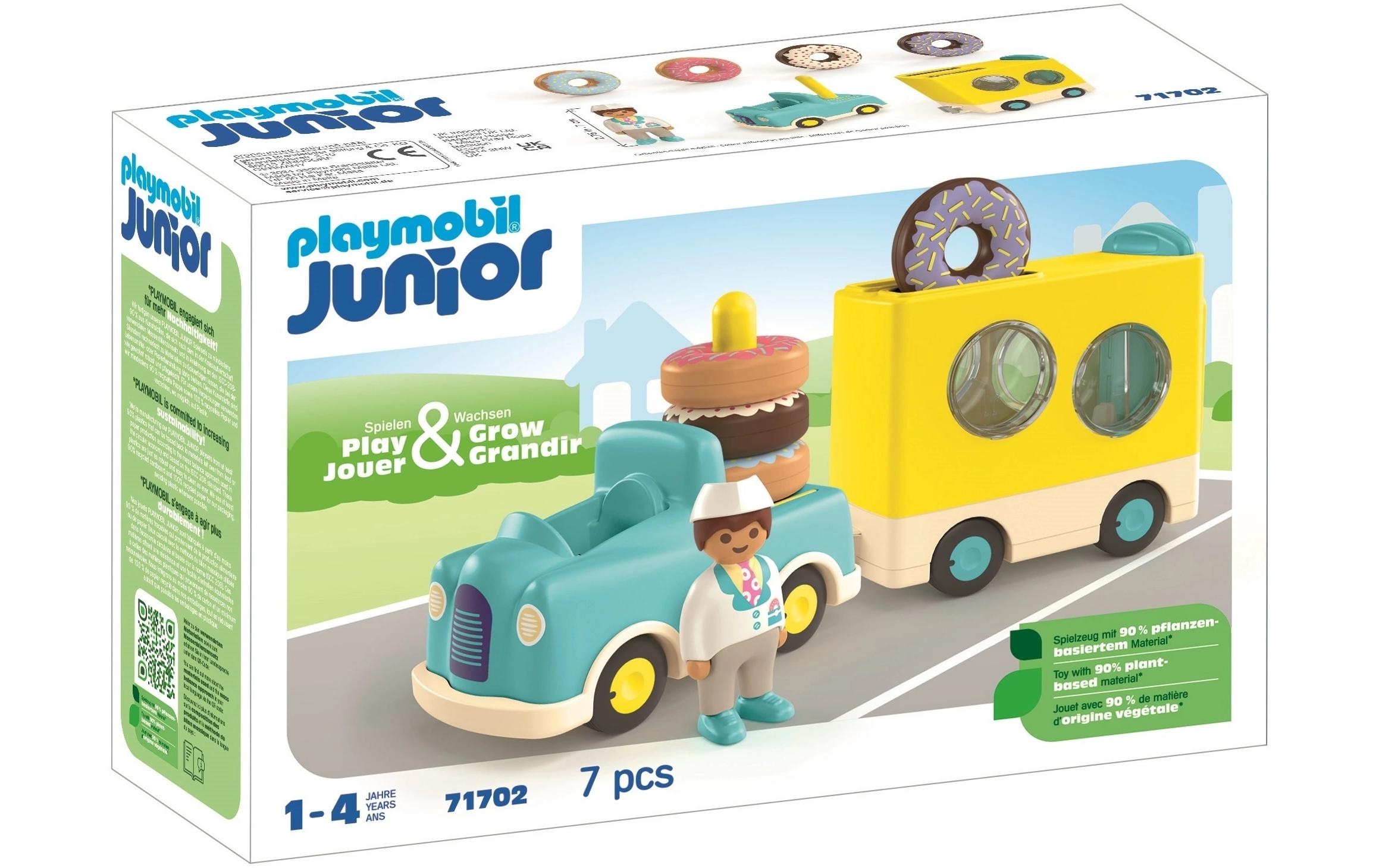 Image of Playmobil Spielbausteine "Junior Verrückter Donut Truck 71702"