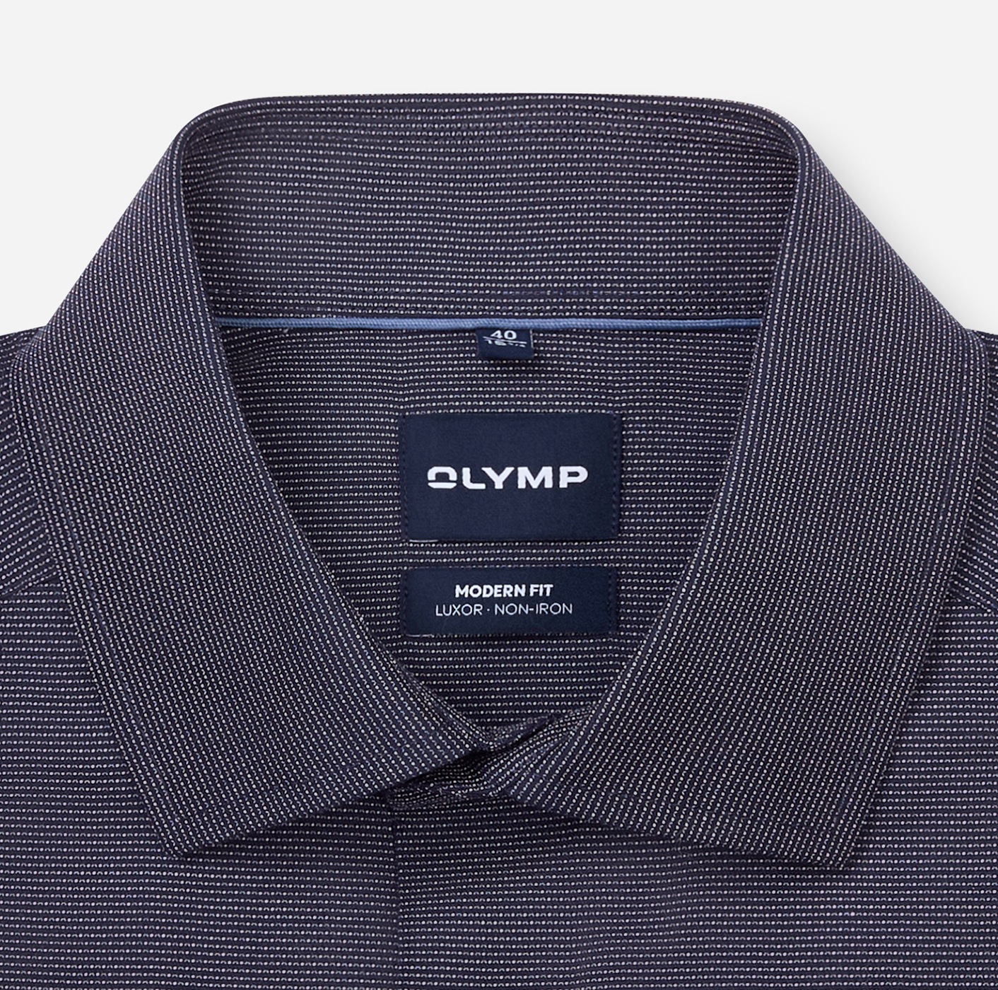 OLYMP Businesshemd »Luxor modern fit« ganz feine Struktur