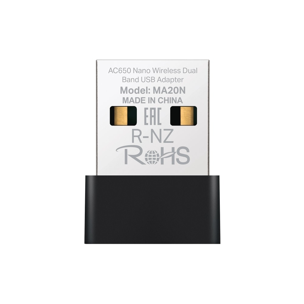 TP-Link WLAN-Dongle »Mercusys MA20N AC650 Nano«, (650 Mbit/s 5 GHz), Wi-Fi 5, Plug&Play, Windows 10/11