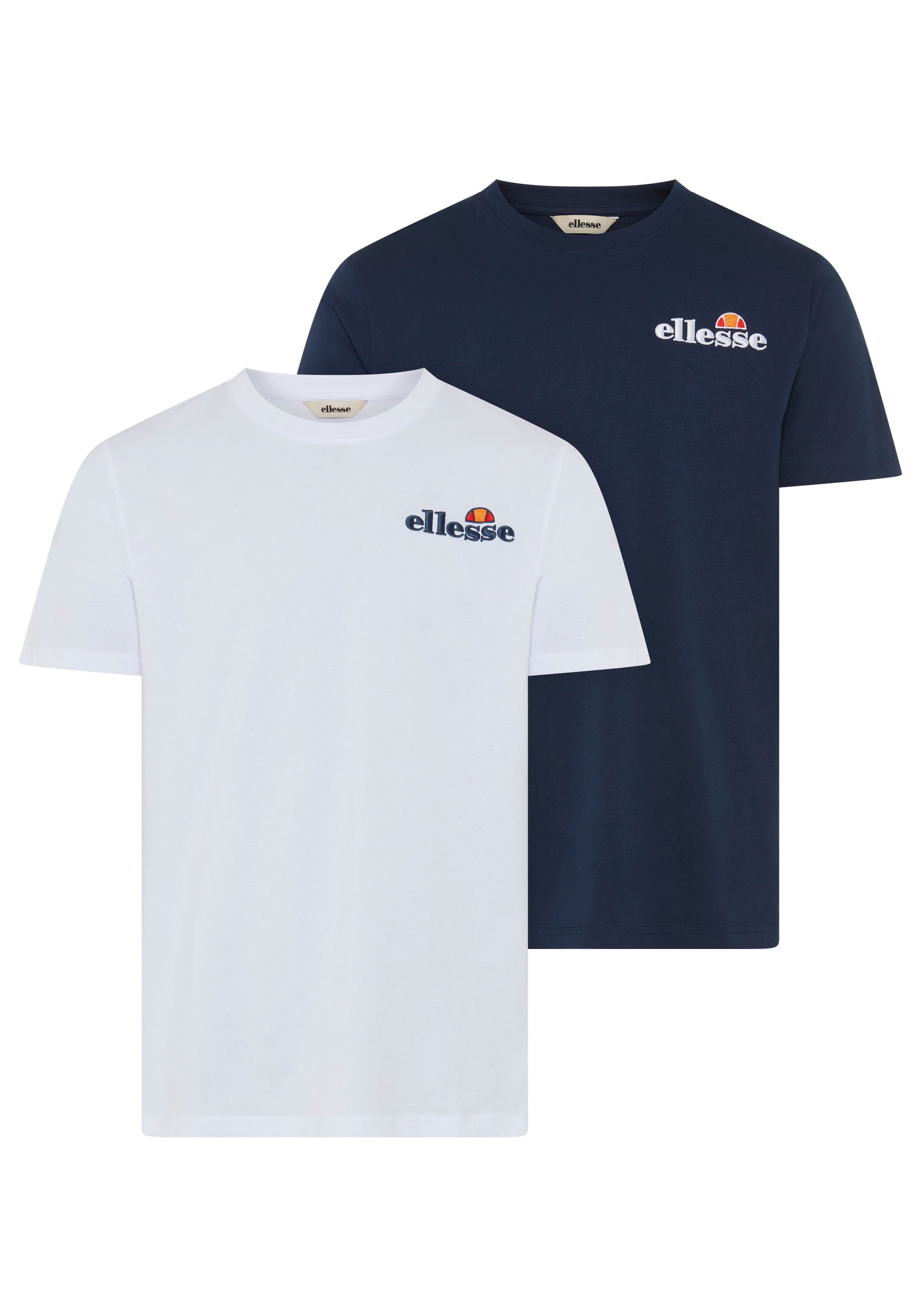 Image of Ellesse T-Shirt "Packung" Packung, 2 Packung mit 2 Teilen, aus Baumwolle