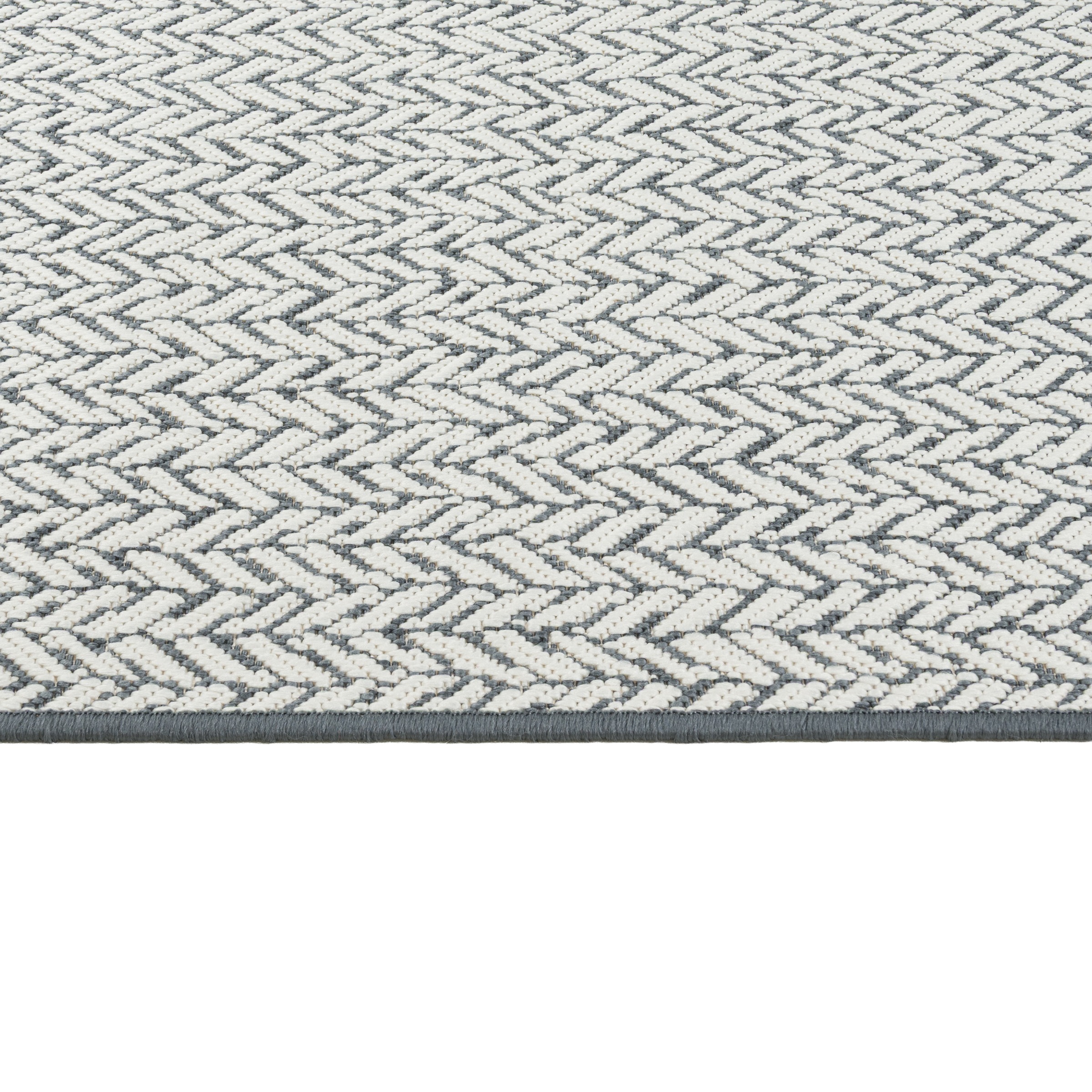 GOODproduct Teppich »Matts Wende-Teppich in Strick-Optik auch für Balkon und Terrasse« rechteckig 5 mm Höhe In- und Outdoor geeignet, Wetterfest & UV-beständig,