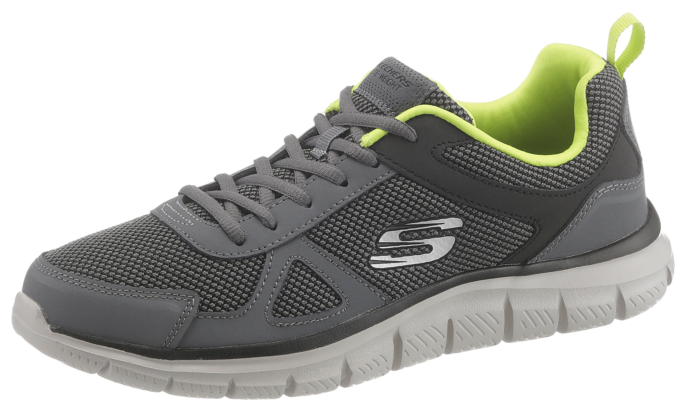 Skechers Sneaker »Track«, mit seitlichem Logo, Freizeitschuh, Halbschuh, Schnürschuh