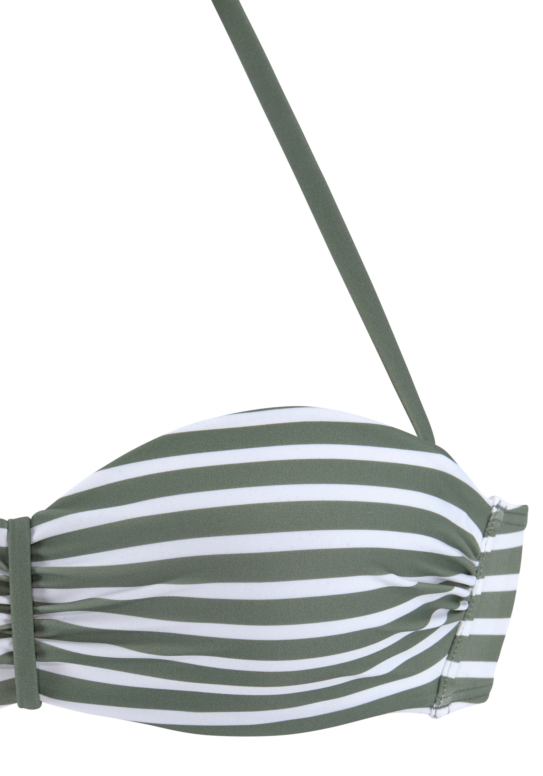 Venice Beach Top bikini bandeau »Summer« avec centre froncé