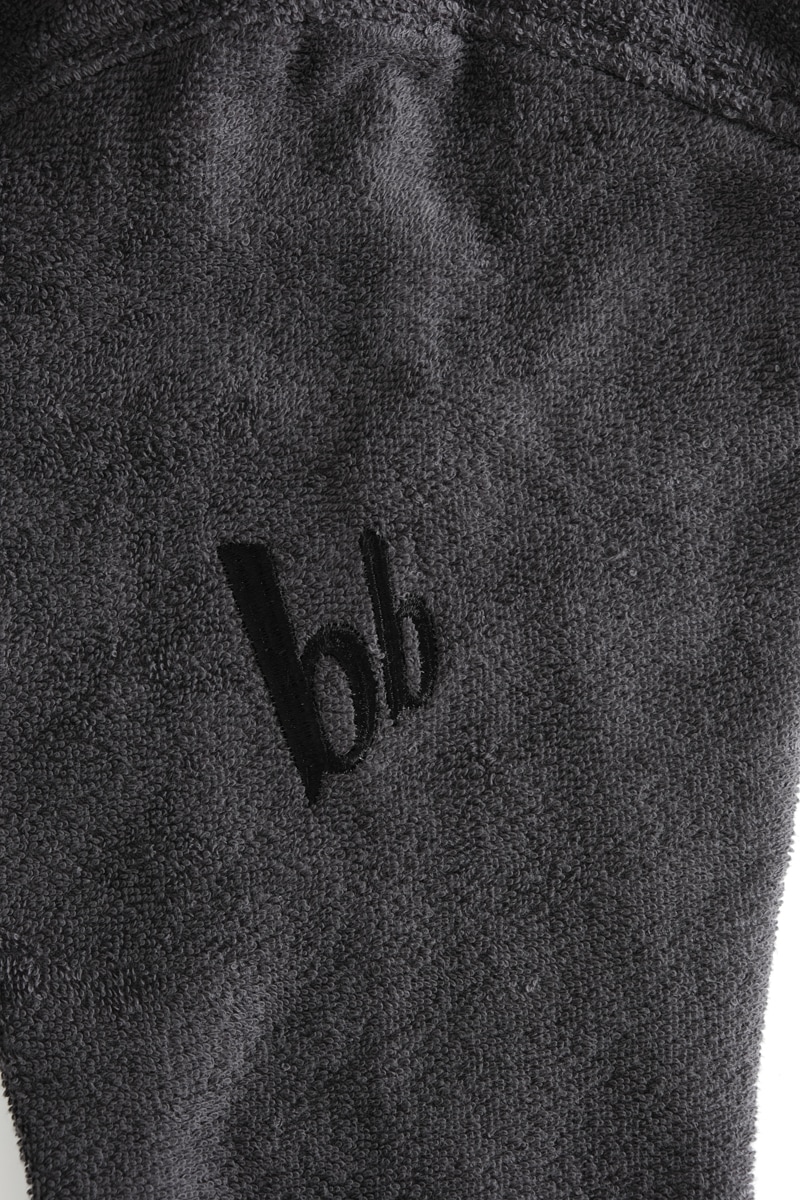 Bruno Banani Damenbademantel »Clement, ideal für Sauna & Spa, Hotelbademantel, Morgenmantel«, (1 St.), 100% Baumwolle, einfarbig, glänzende Streifen-Bordüre, Taschen, XS-3XL