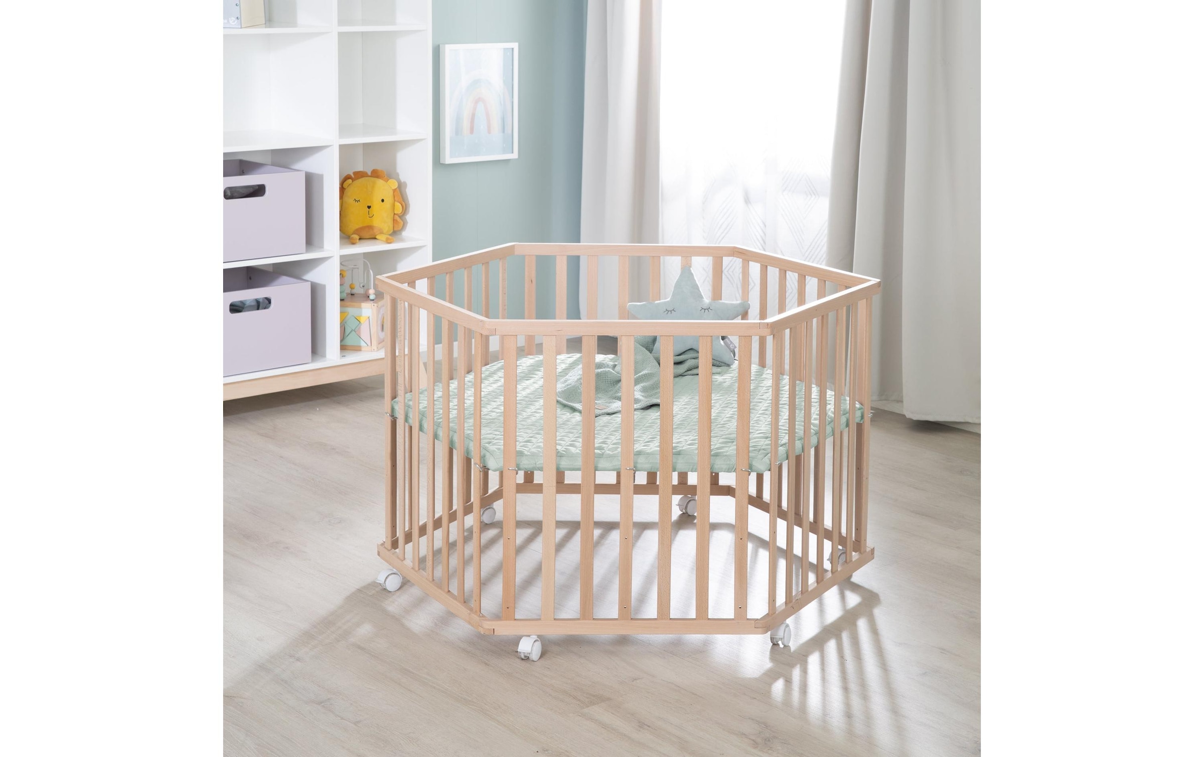 roba® Parc pour bébé »Style Frosty green«