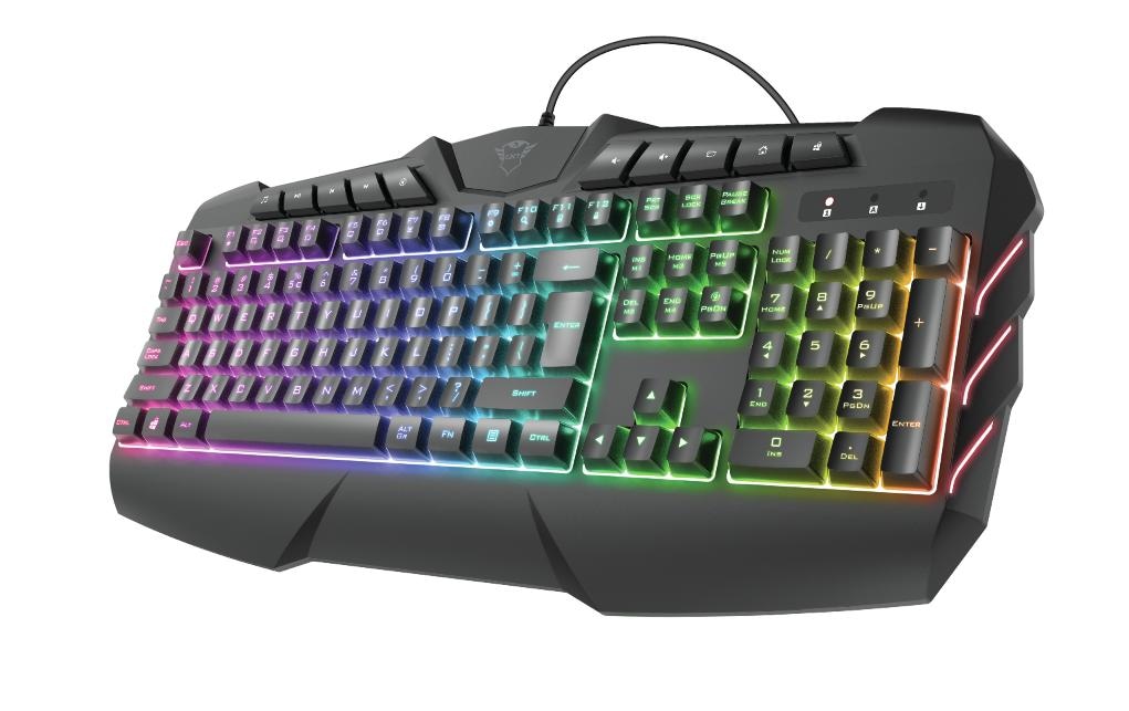 Trust Gaming-Tastatur »GXT 881 ODYSS QWERTZ (CH) Layout«, (Ziffernblock)
