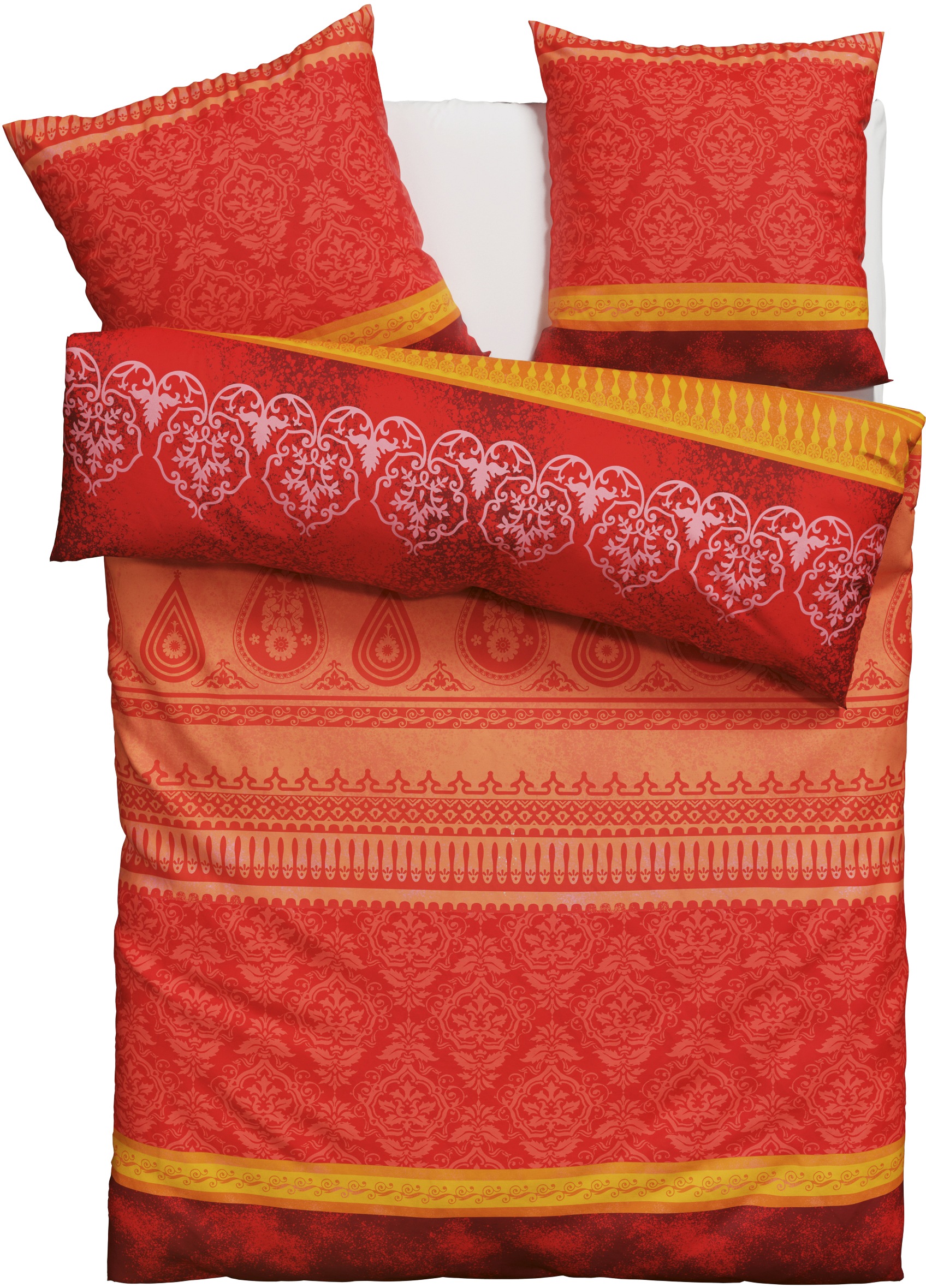 OTTO home Bettwäsche "Sonnenham" 2 in Gr. 135x200 oder 155x220 cm, 100% Baumwolle, Paisley