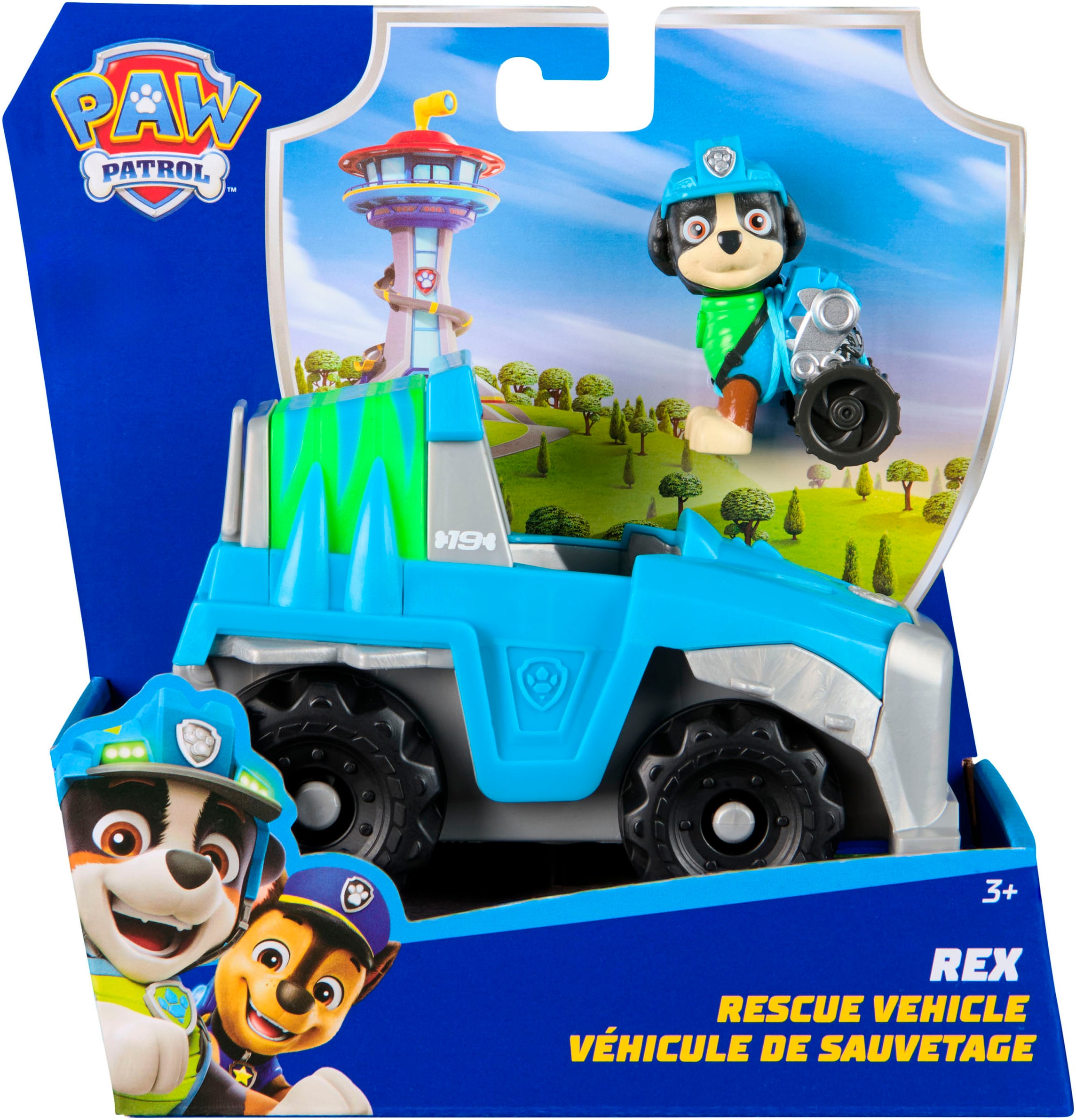 Spin Master Voiture-jouet »PAW Patrol, Sust. Basic Vehicle Rex« zum Teil aus recycelten Material