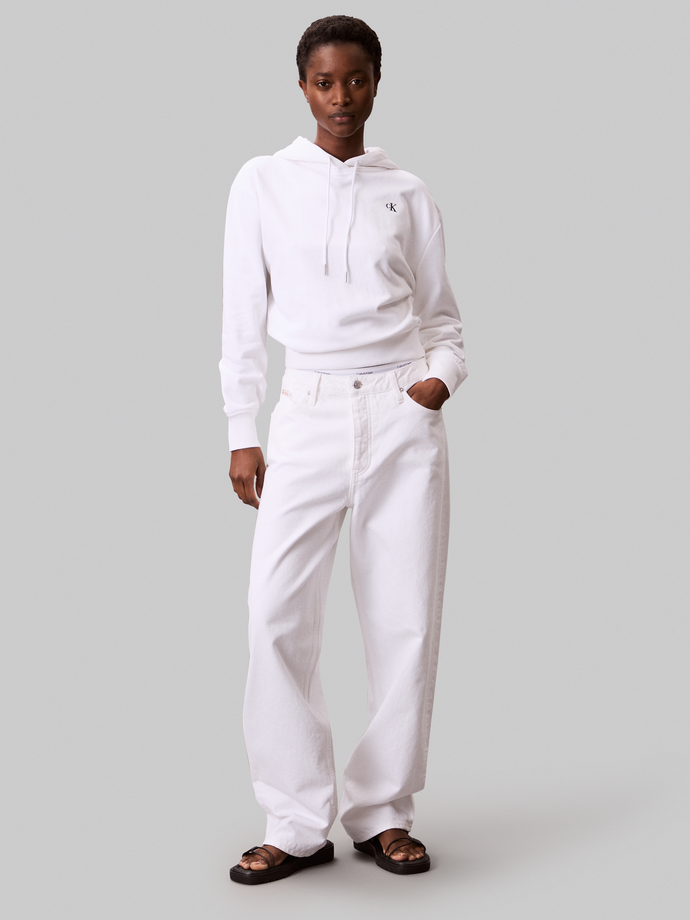 Calvin Klein Jeans Kapuzensweatshirt »LS ARCHIVE TERRY PO HOOD«, Mit Rundhalsausschnitt