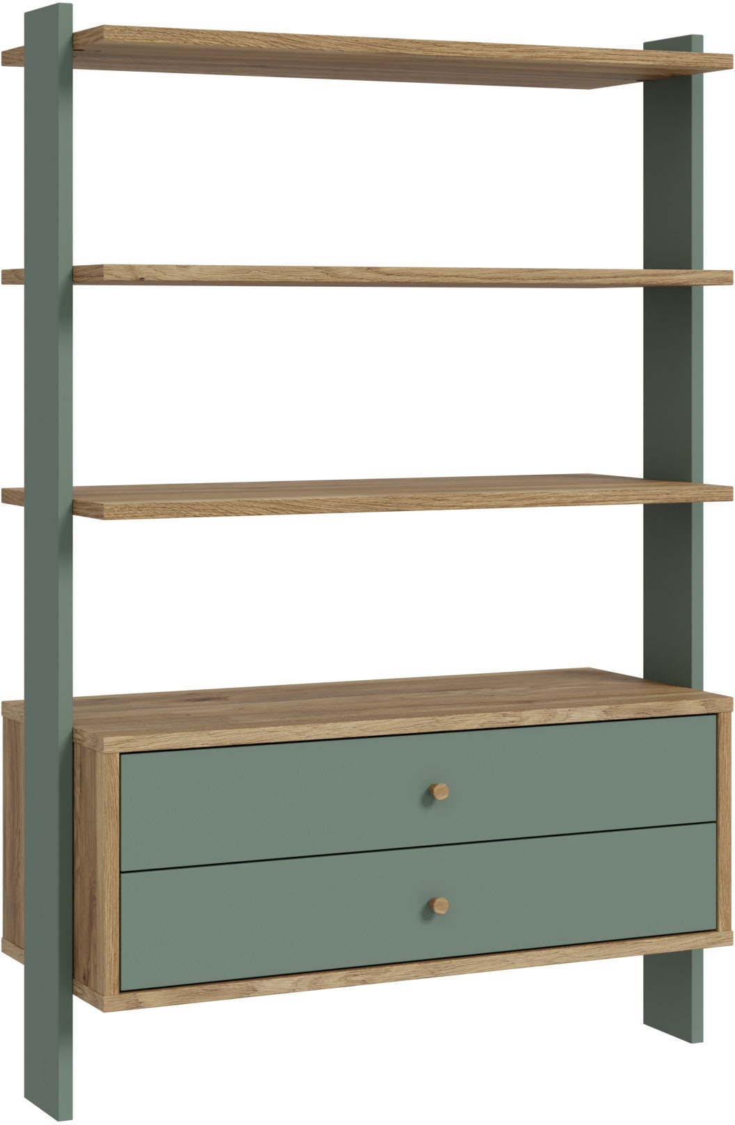 FORTE Standregal "Whenua" Regal, Stauraum, trendige Farbkombination, viel Platz und Stauraum