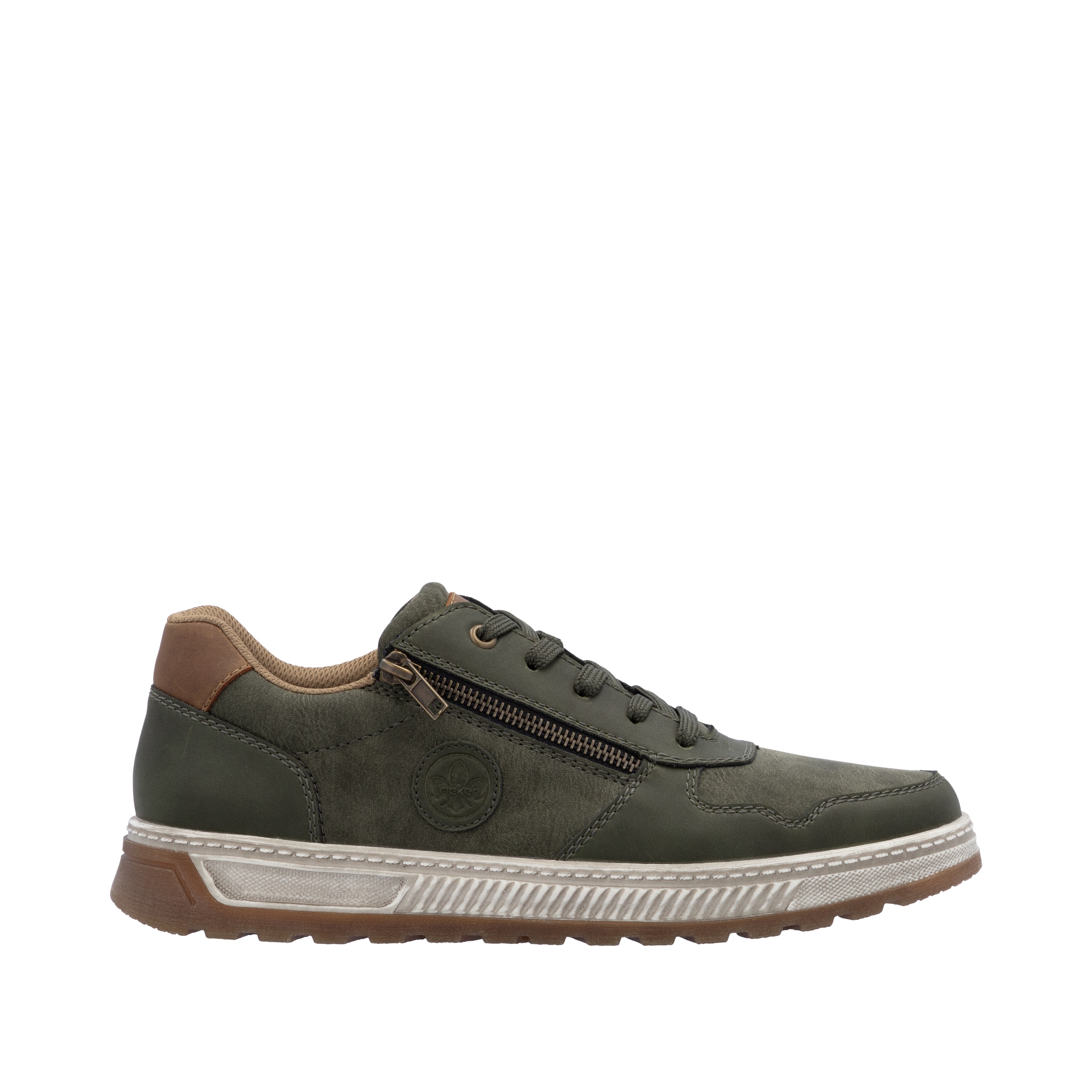 Rieker Sneaker  Freizeitschuh, Halbschuh, Schnürschuh mit Kontrastbesatz