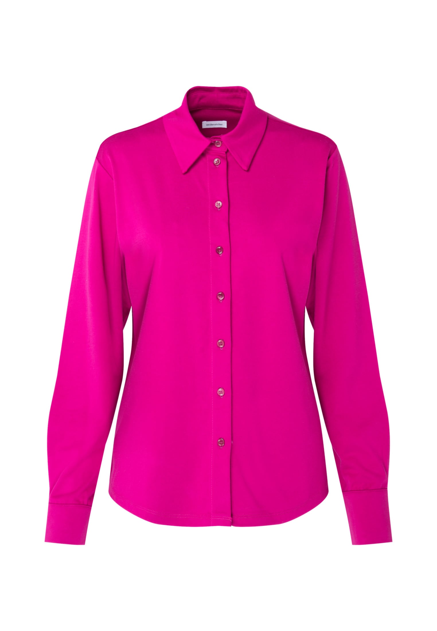 seidensticker Hemdbluse »Schwarze Rose«, Langarm Kragen Uni