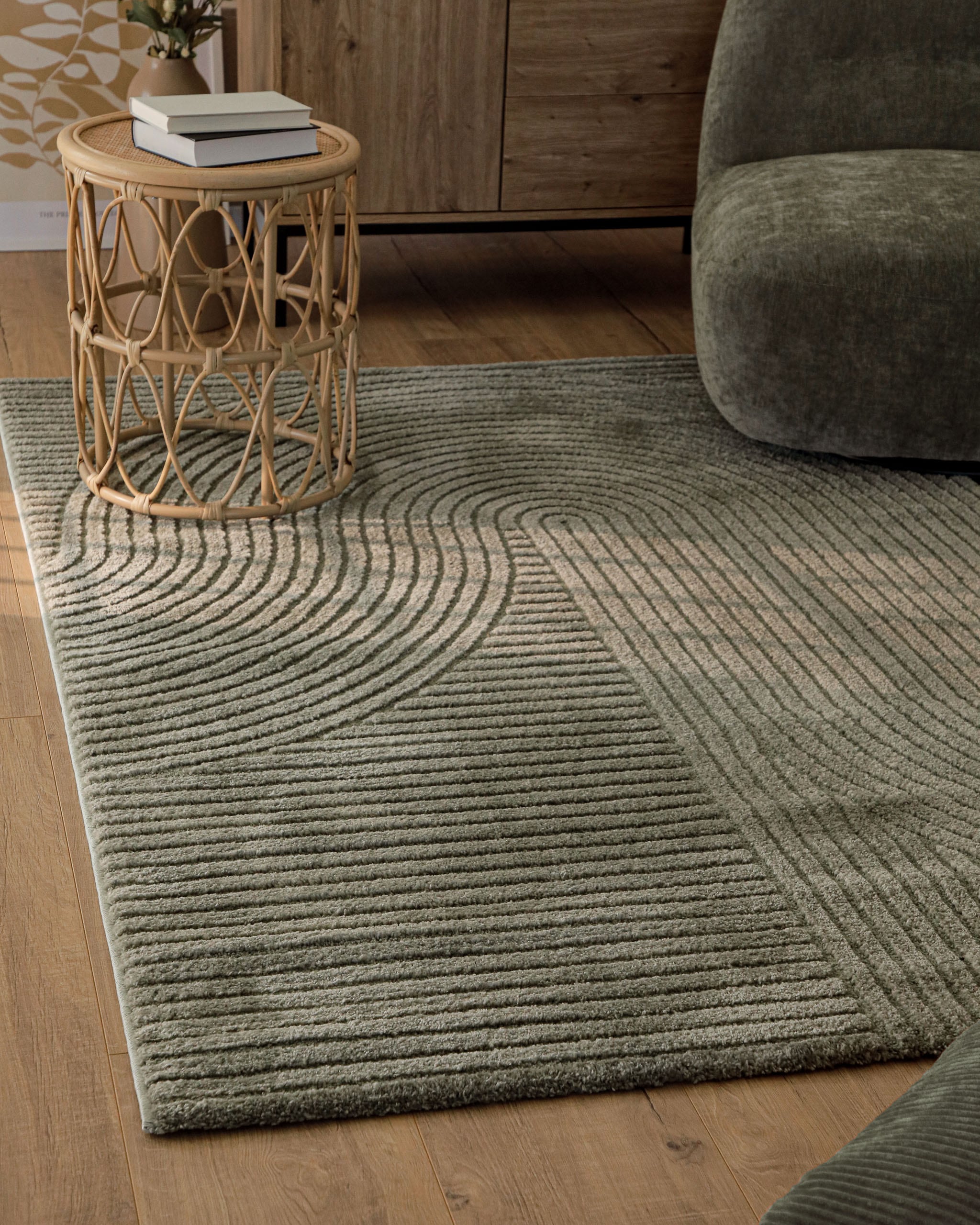 Wecon home Tapis »Bolen« Rectangulaire 14 mm Höhe Gewebter Teppich, Kurzflor, 3D Design, pflegeleicht, Wohnzimmer