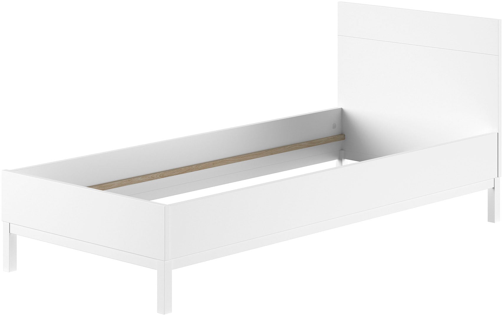 Vipack 1100000002199 »in gradlinigem Design, glattem Kopfteil und pflegeleichter Oberfläche« 90x200, komfortable Liegehöhe, vielseitig, weiss lackiert