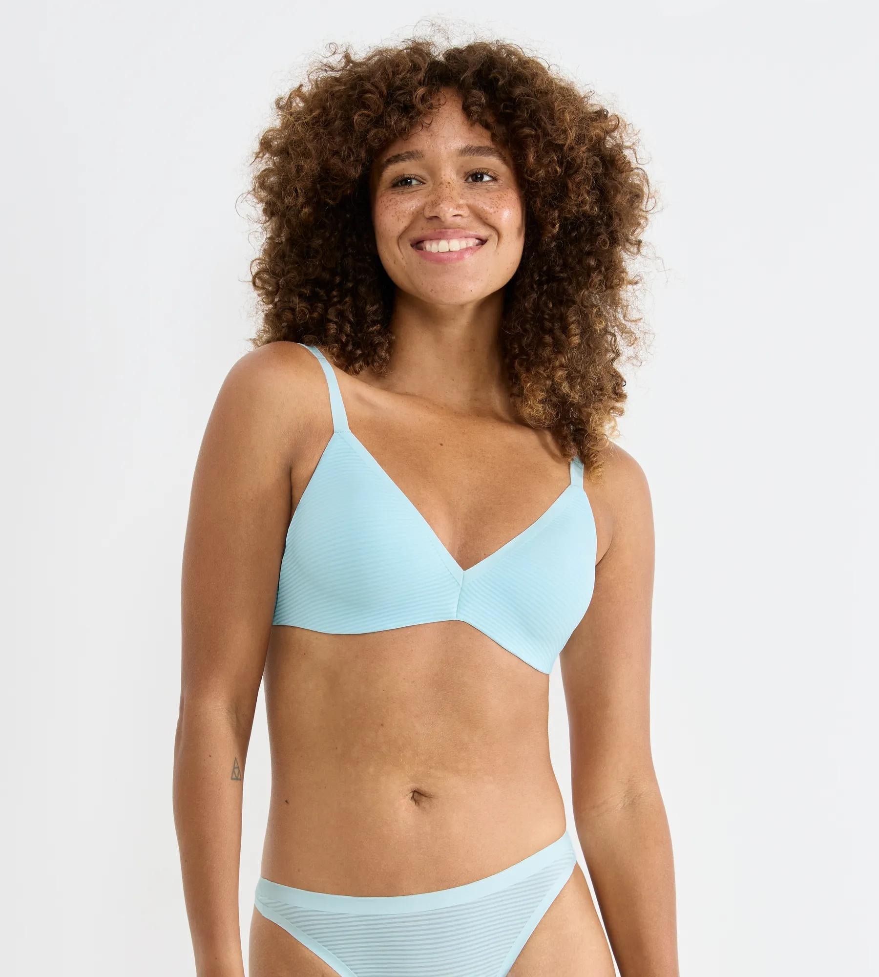 sloggi Soutien-gorge push-up »ZERO Feel Air THE UP« respirant, look semi-transparent, coussinets intégrés fixes