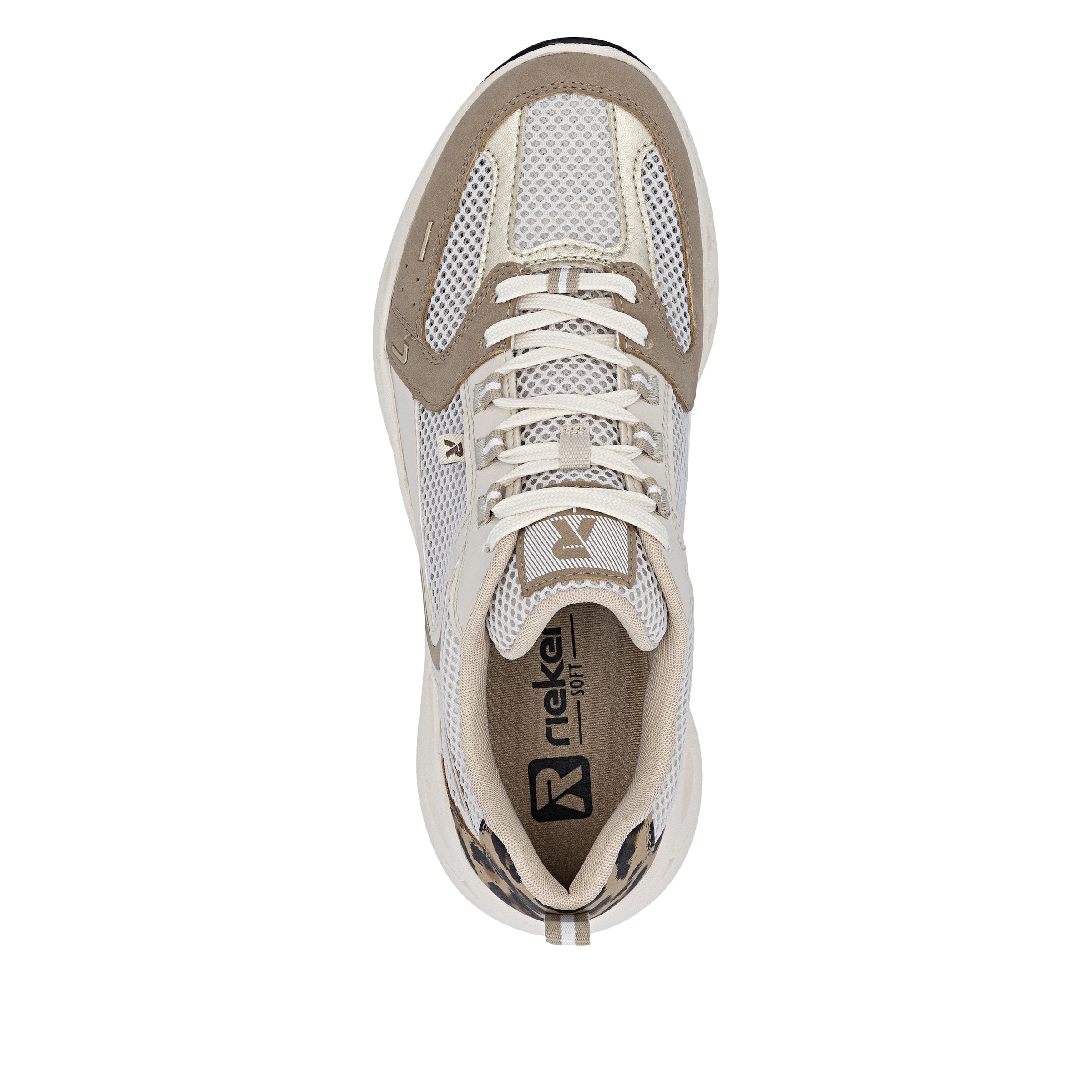 Rieker Baskets à plateforme  Chaussure à lacets, sneaker de loisirs, chaussure basse avec semelle intérieure MemoSoft