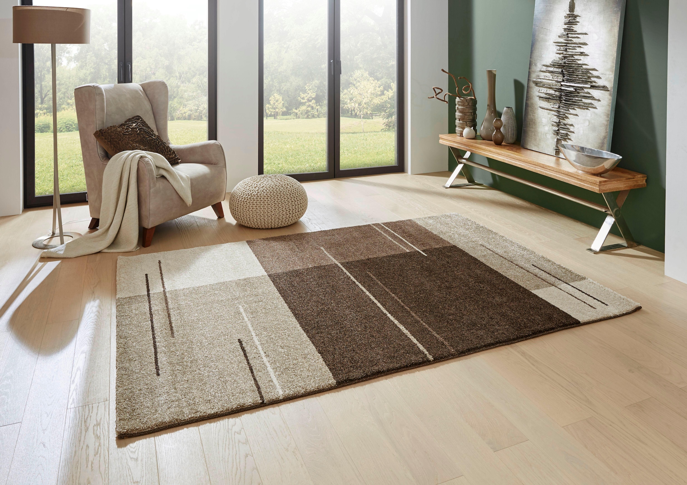 ASTRA Teppich »Samoa« rechteckig 20 mm Höhe Kurzflor, Wohnzimmer