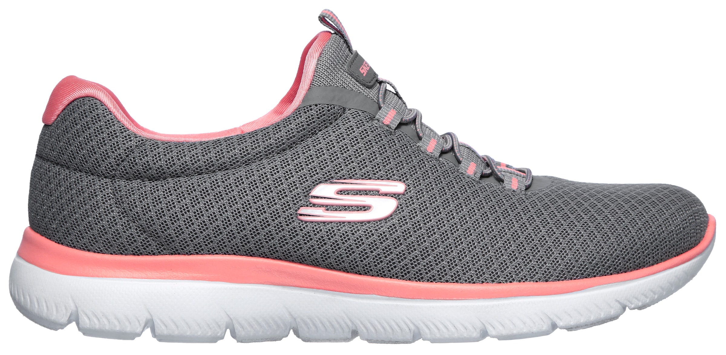 Skechers Slip-On Sneaker »SUMMITS«, Freizeitschuh, Komfortschuh mit stossdämpfender Zwischensohle