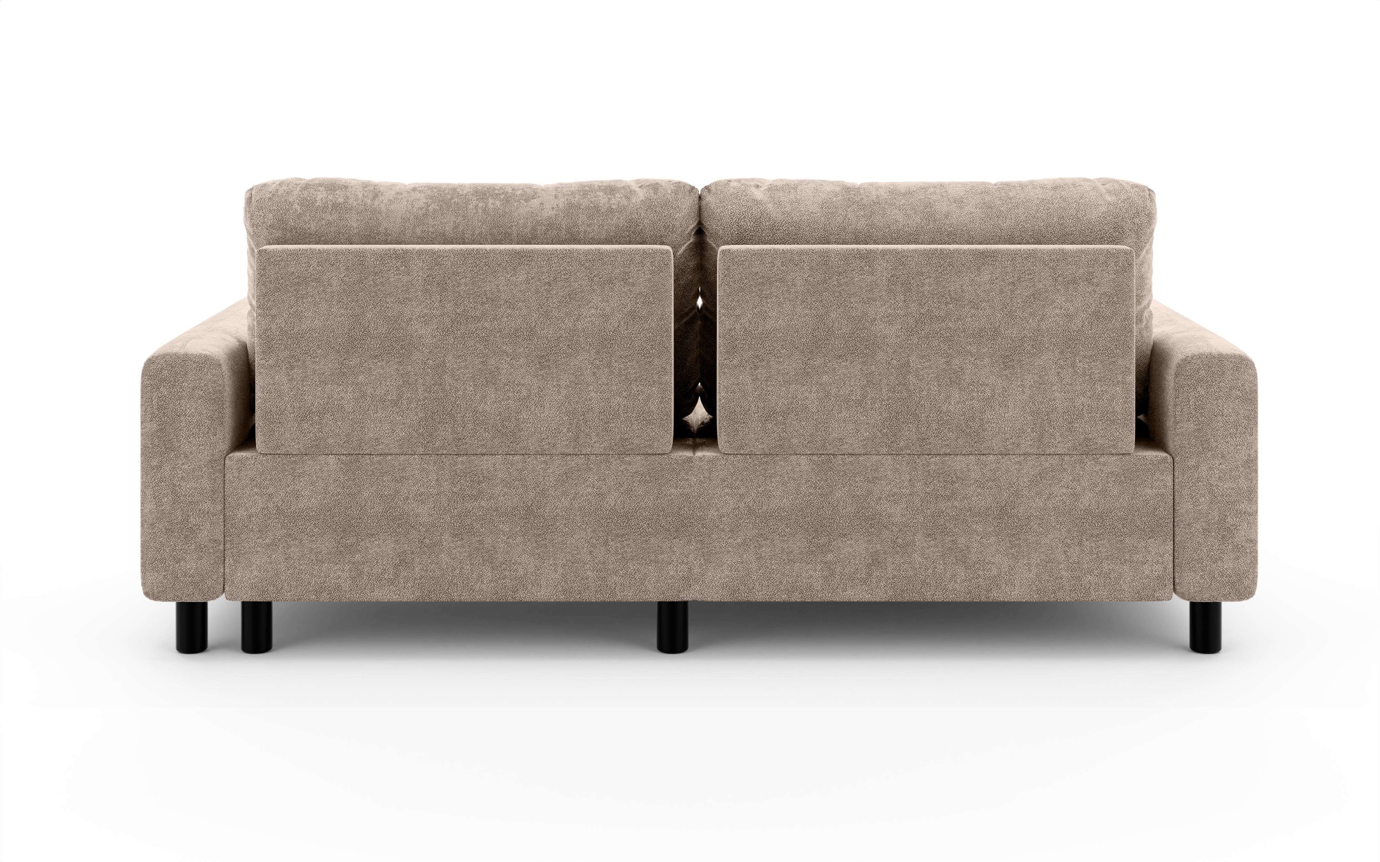 INOSIGN Ecksofa »FAIRVIEW mit verstellbaren Rückenlehne, Masse B/T/H: 234/174/93 cm«, L-Form mit Wellenunterfederung, Recamiere beidseitig montierbar