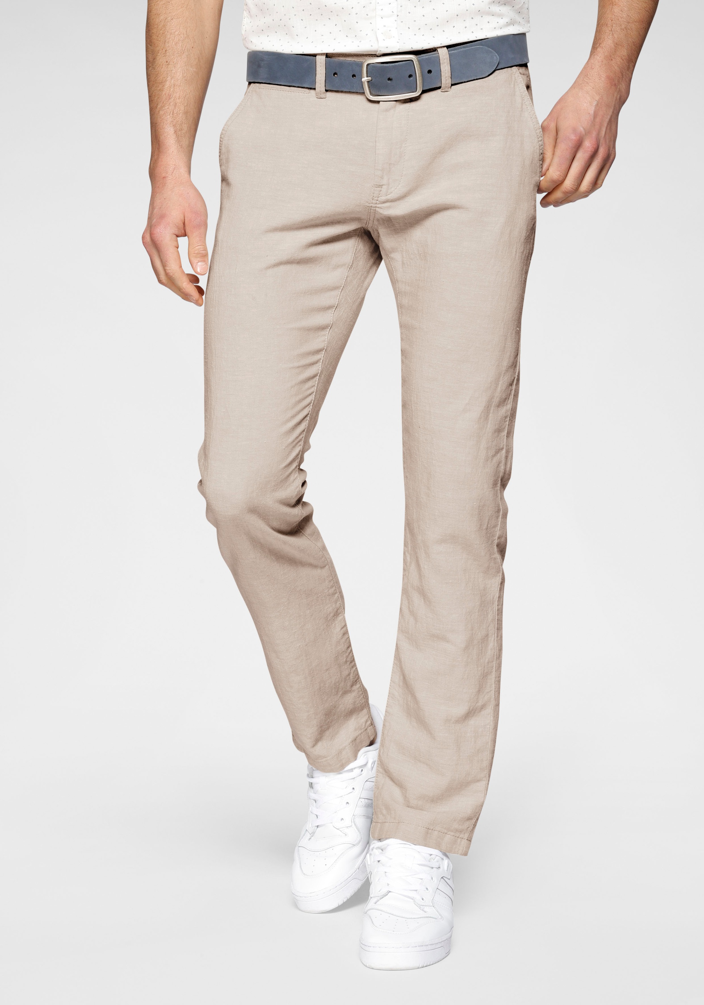 Image of TOM TAILOR Chinohose, mit Leinen-Anteil bei Ackermann Versand Schweiz