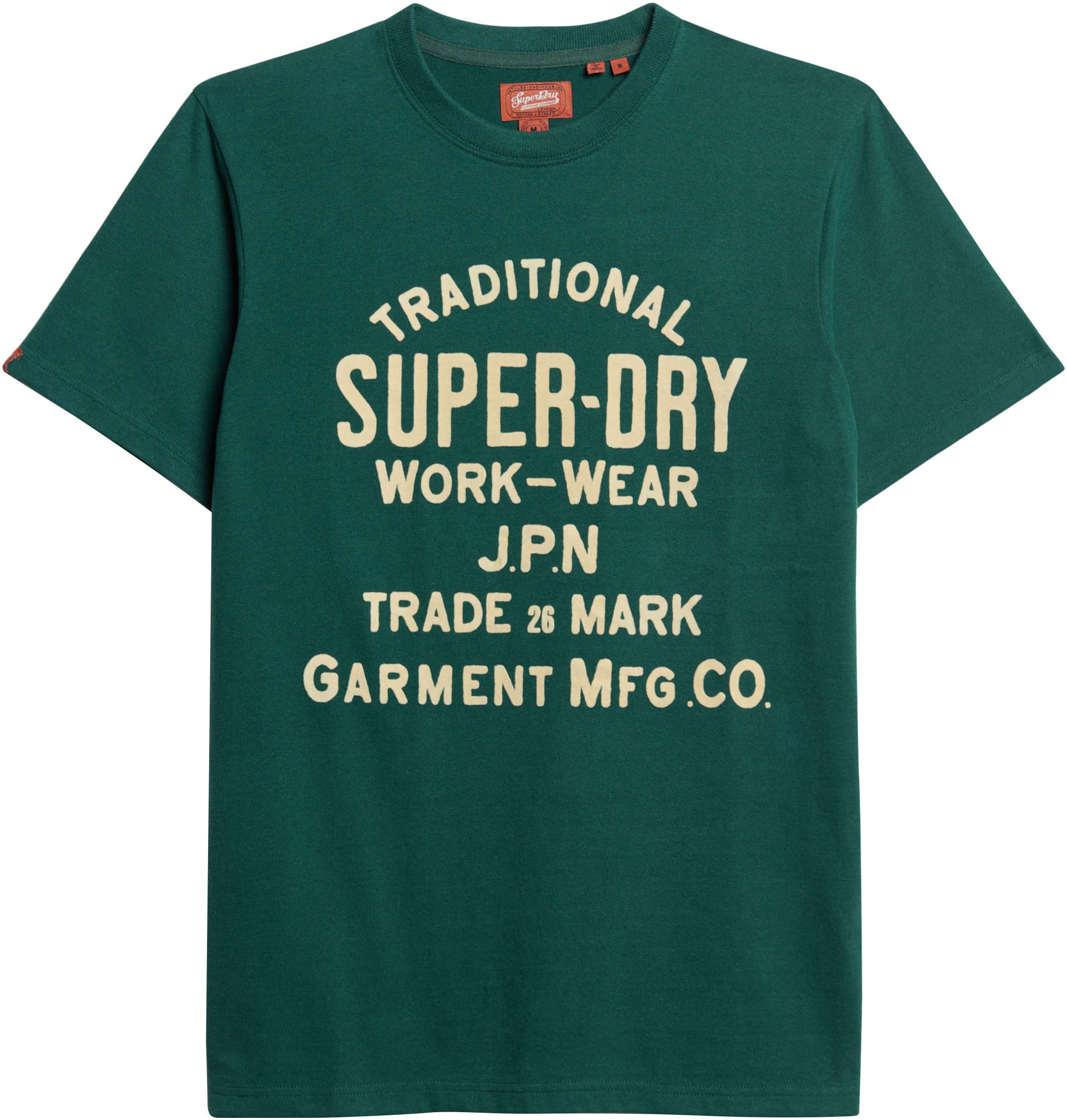 Superdry T-Shirt »WORKWEAR FLOCK GRAPHIC T SHIRT«