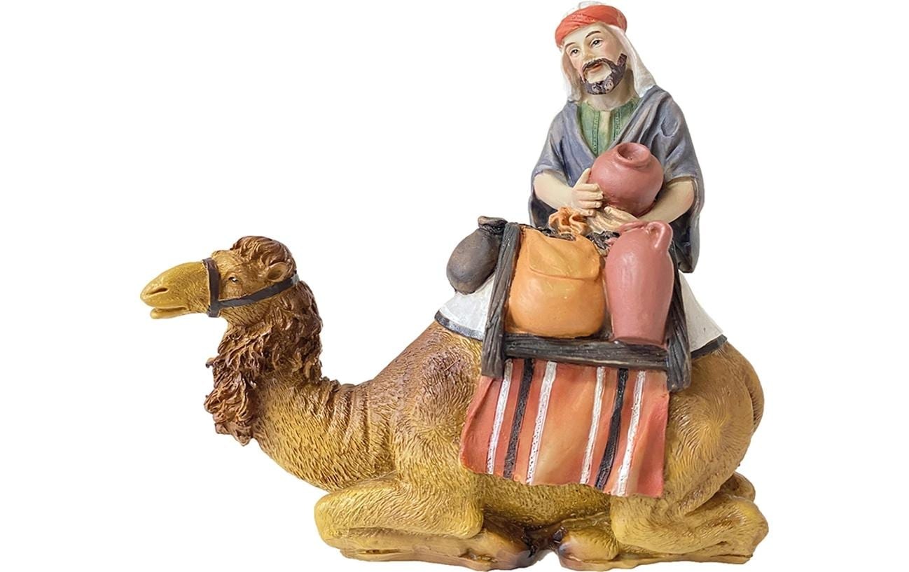 Image of Botanic-Haus Krippenfigur "Kamel mit Hirten 10 cm"